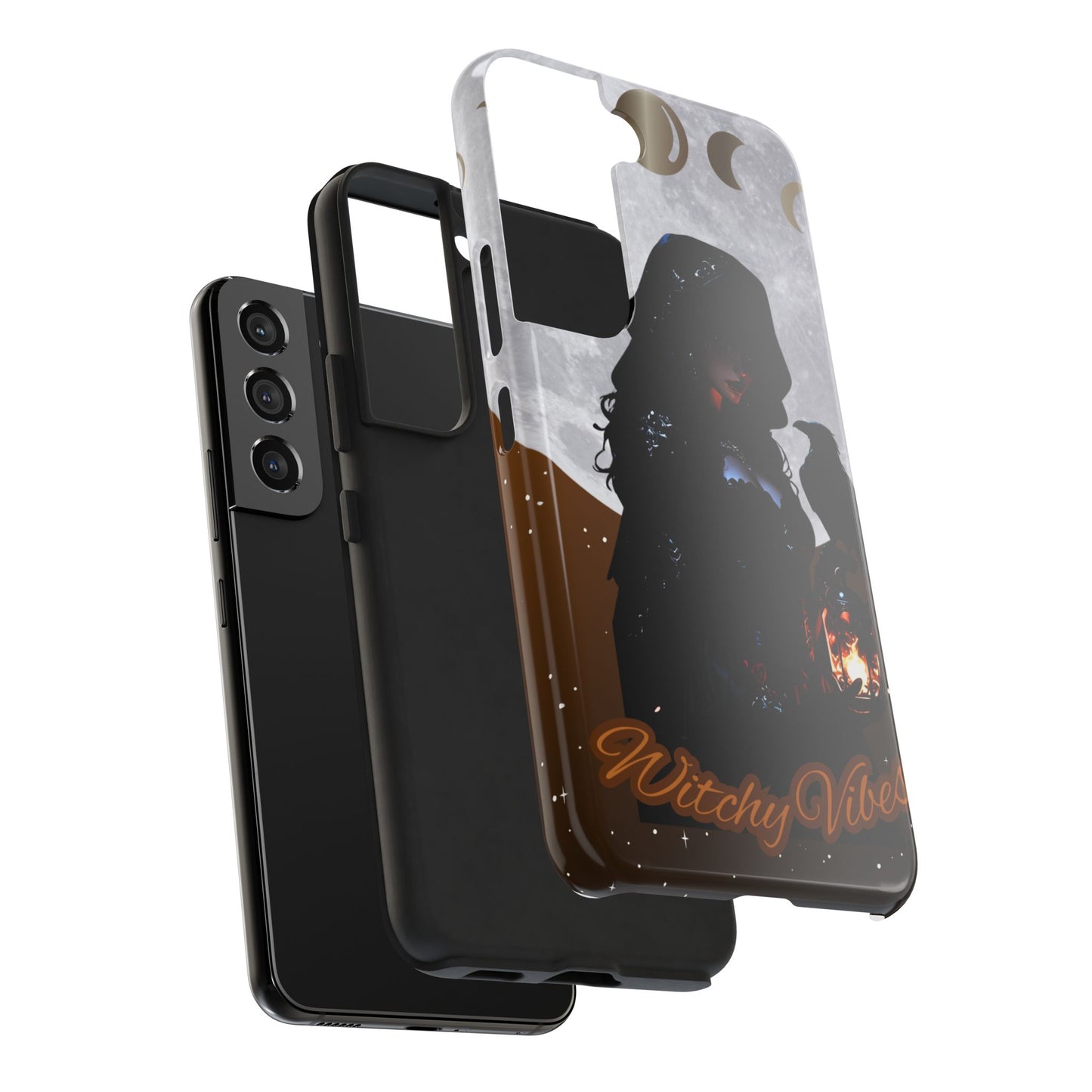 Witchy Vibes Tough Phone Case | Artistic Protection for Your Phone | Halloween Gifts, Witch Accessories, Unique Phone Cover, Magical Decor