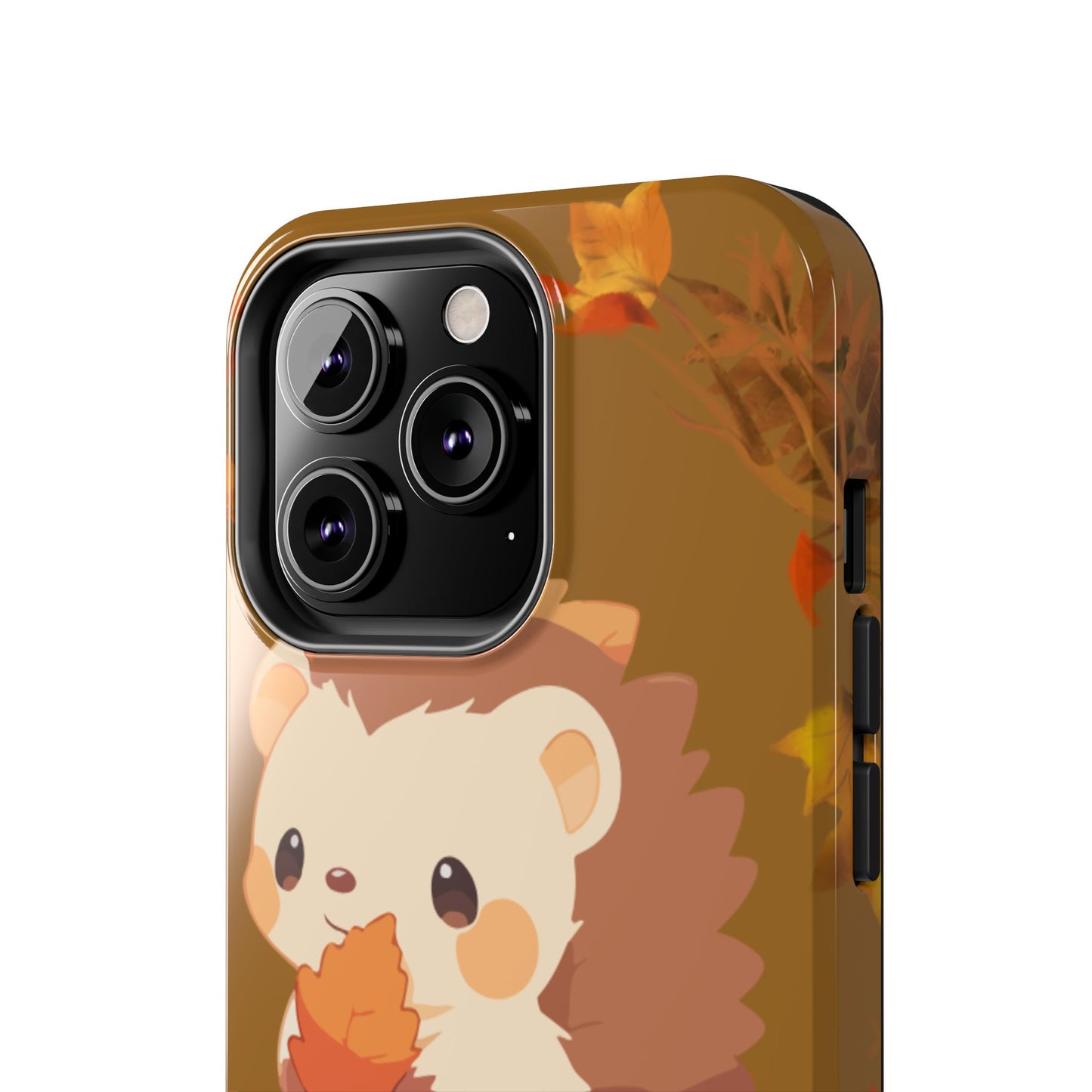 Cute Hedgehog Phone Cases, Fall Decor, Animal Lovers Gifts, Autumn Vibes, Unique Cell Phone Cover, Hedgehog Design
