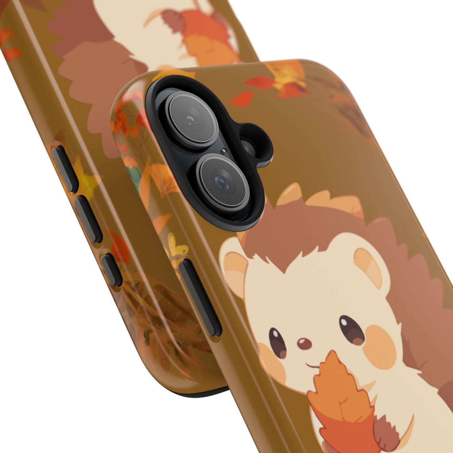Cute Hedgehog Phone Cases, Fall Decor, Animal Lovers Gifts, Autumn Vibes, Unique Cell Phone Cover, Hedgehog Design