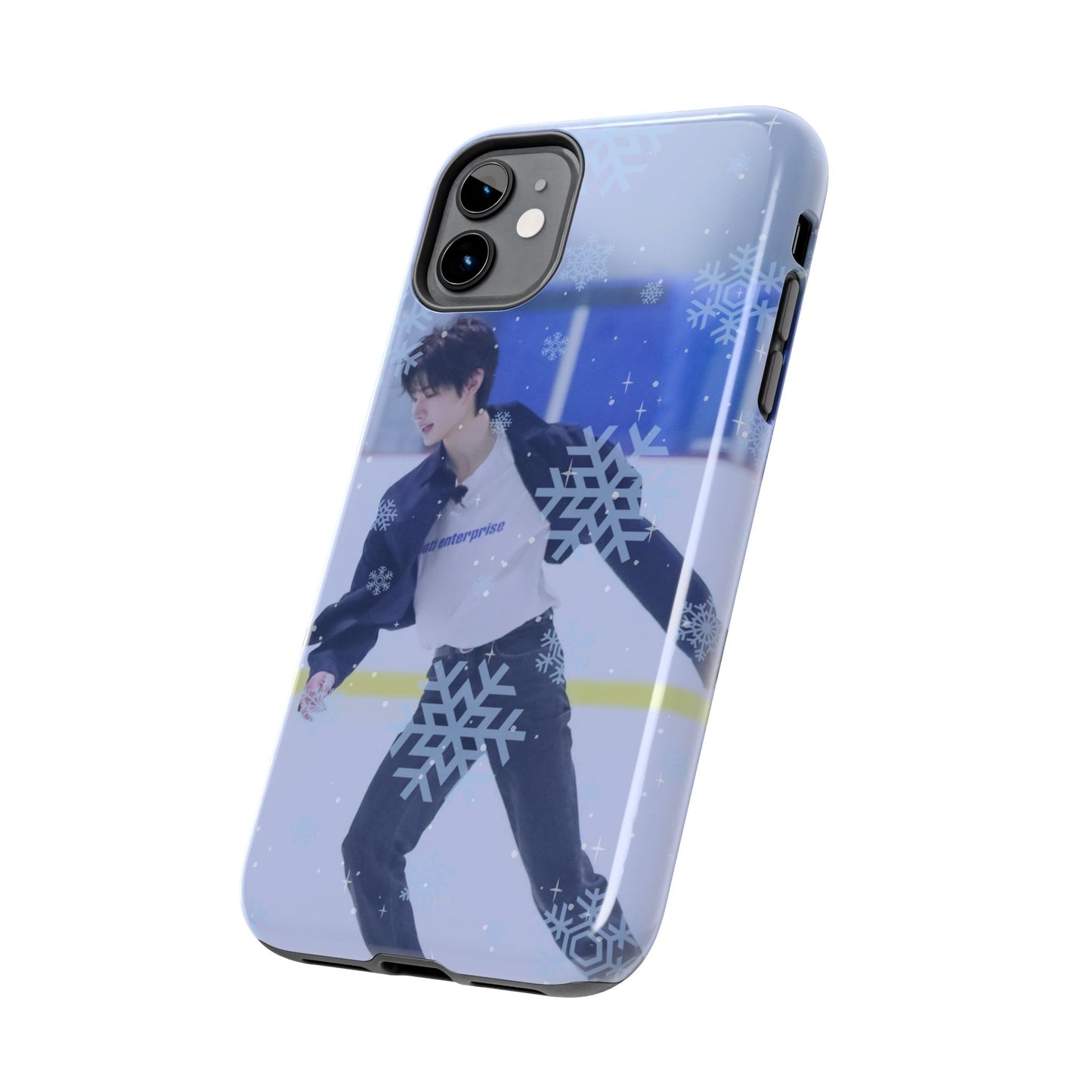 Ice Prince Tough Phone Case, Stylish Phone Protector, Winter Sports Accessory, Unique Gift for Skaters, Durable Phone Shell