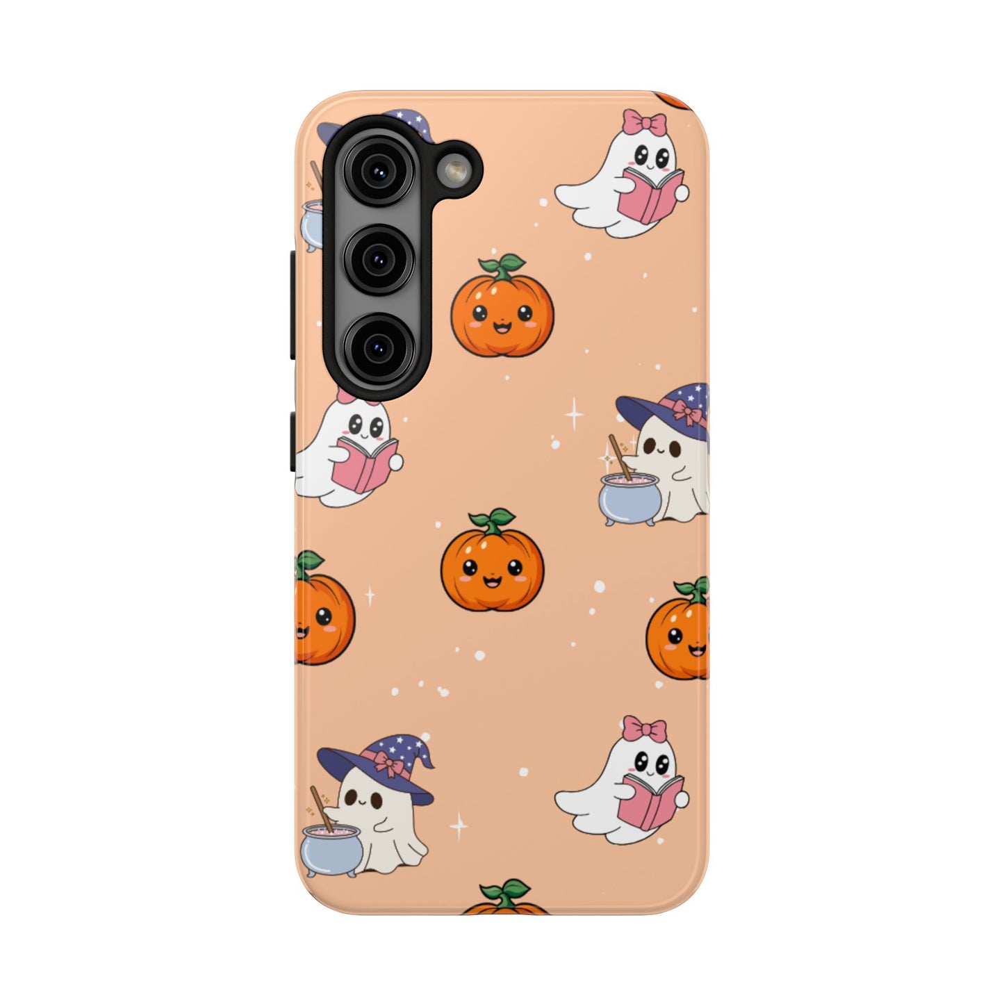 Halloween Ghosts Phone Case, Cute Tough Case, Pumpkin Designs, Spooky Decor, Fall Accessories, Trick or Treat Gift