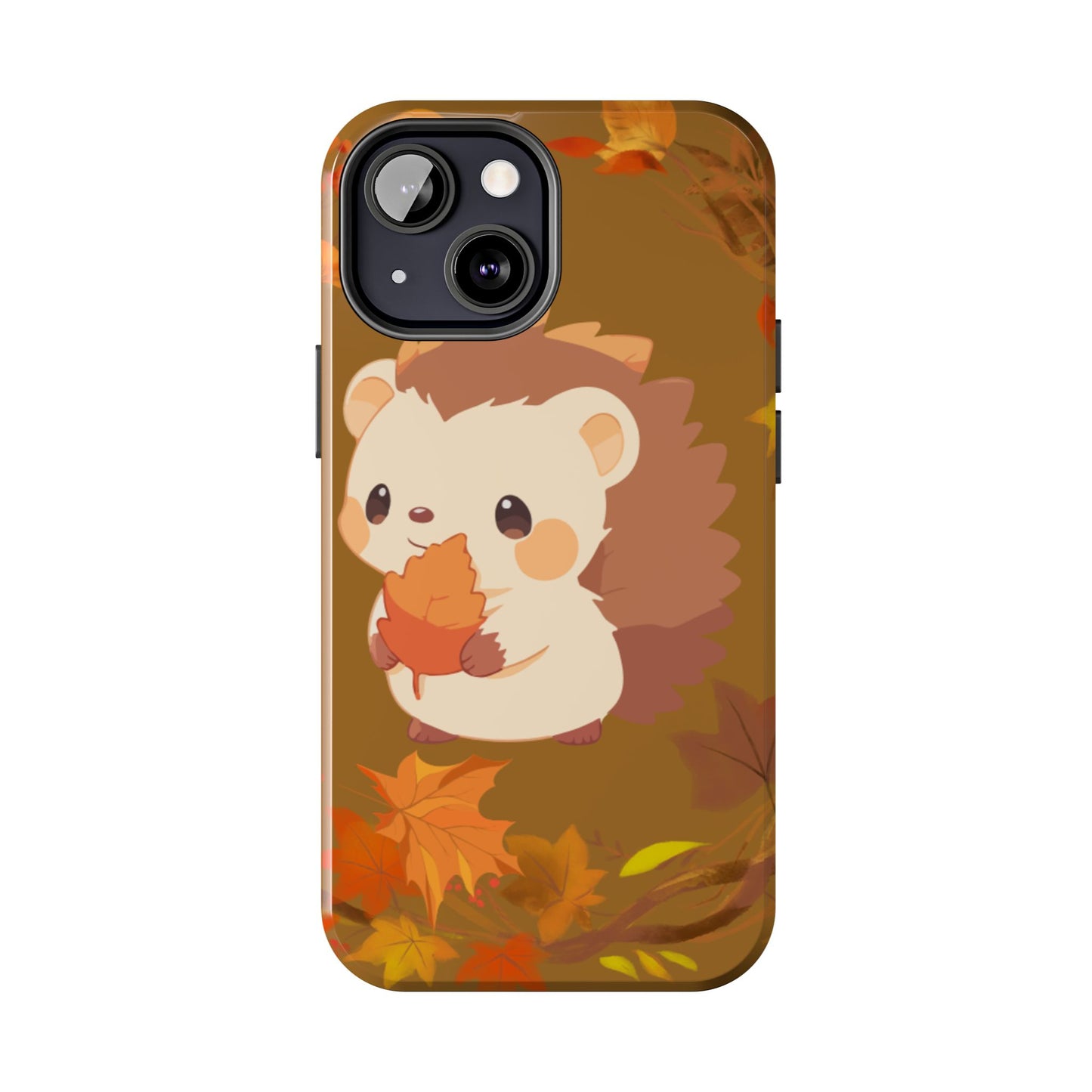 Cute Hedgehog Phone Cases, Fall Decor, Animal Lovers Gifts, Autumn Vibes, Unique Cell Phone Cover, Hedgehog Design