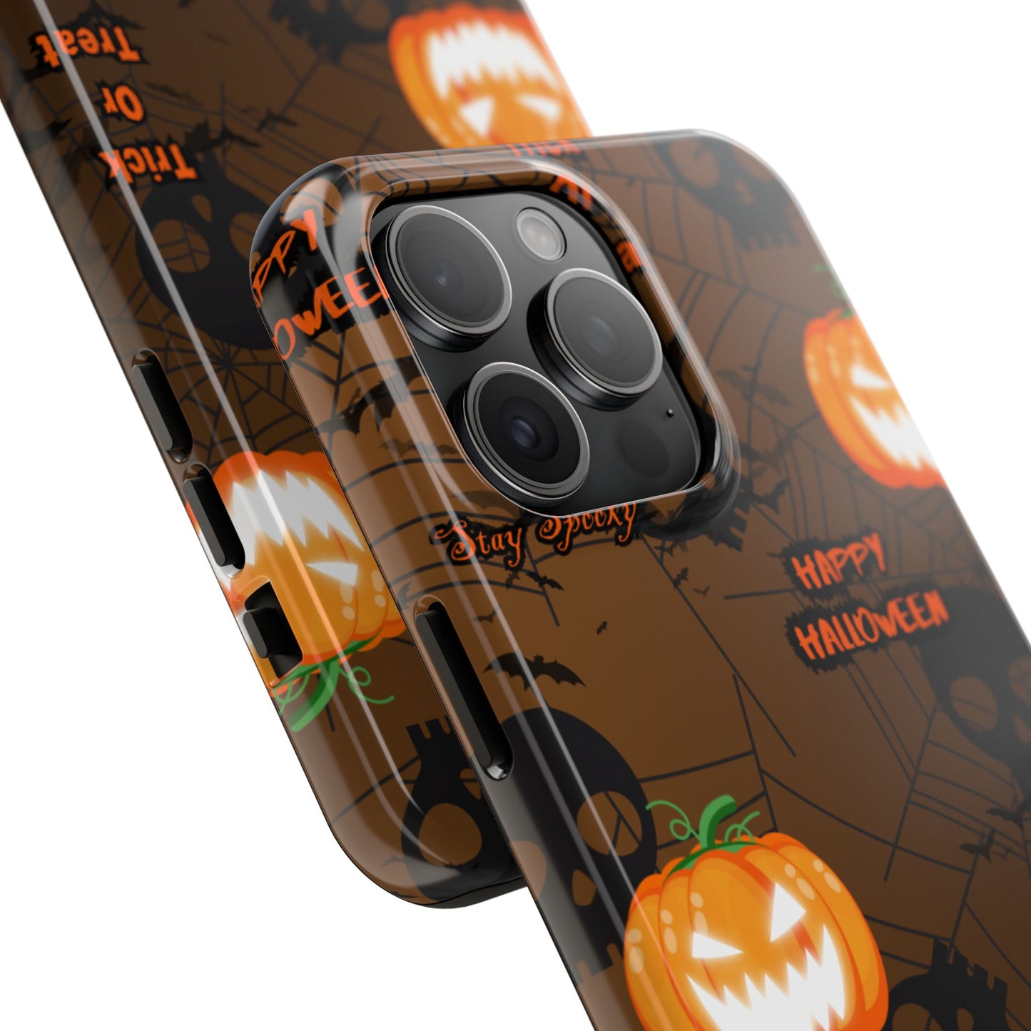 Halloween Tough Phone Cases, Spooky Mobile Covers, Trick or Treat Phone Case, Halloween Gifts, Fall Tech Accessories