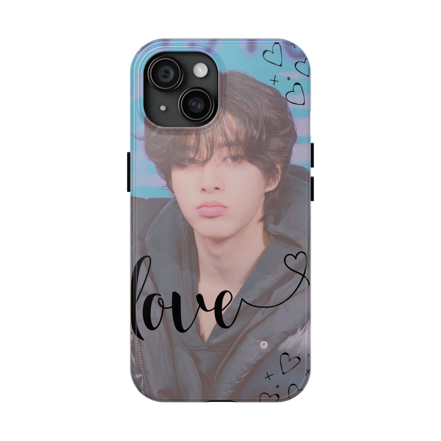 Jake Sim Phone Case, Trendy Phone Accessory, Unique Gift, Love Design, Customizable Phone Case, Heart Print Case