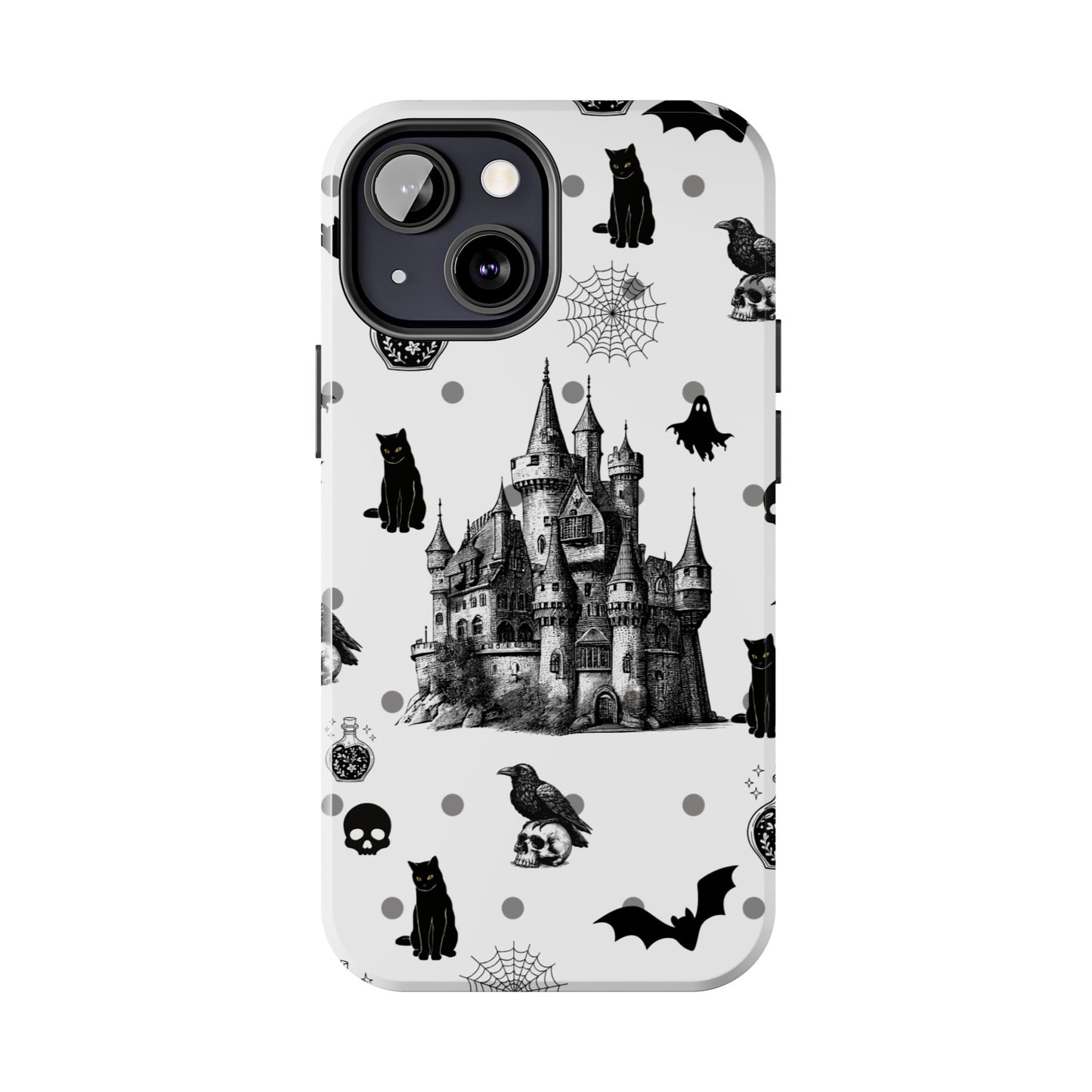 Gothic Castle Phone Cases - Tough & Stylish, Halloween Gifts, Spooky Vibe, Unique Designs, Phone Accessories, Customized Cases