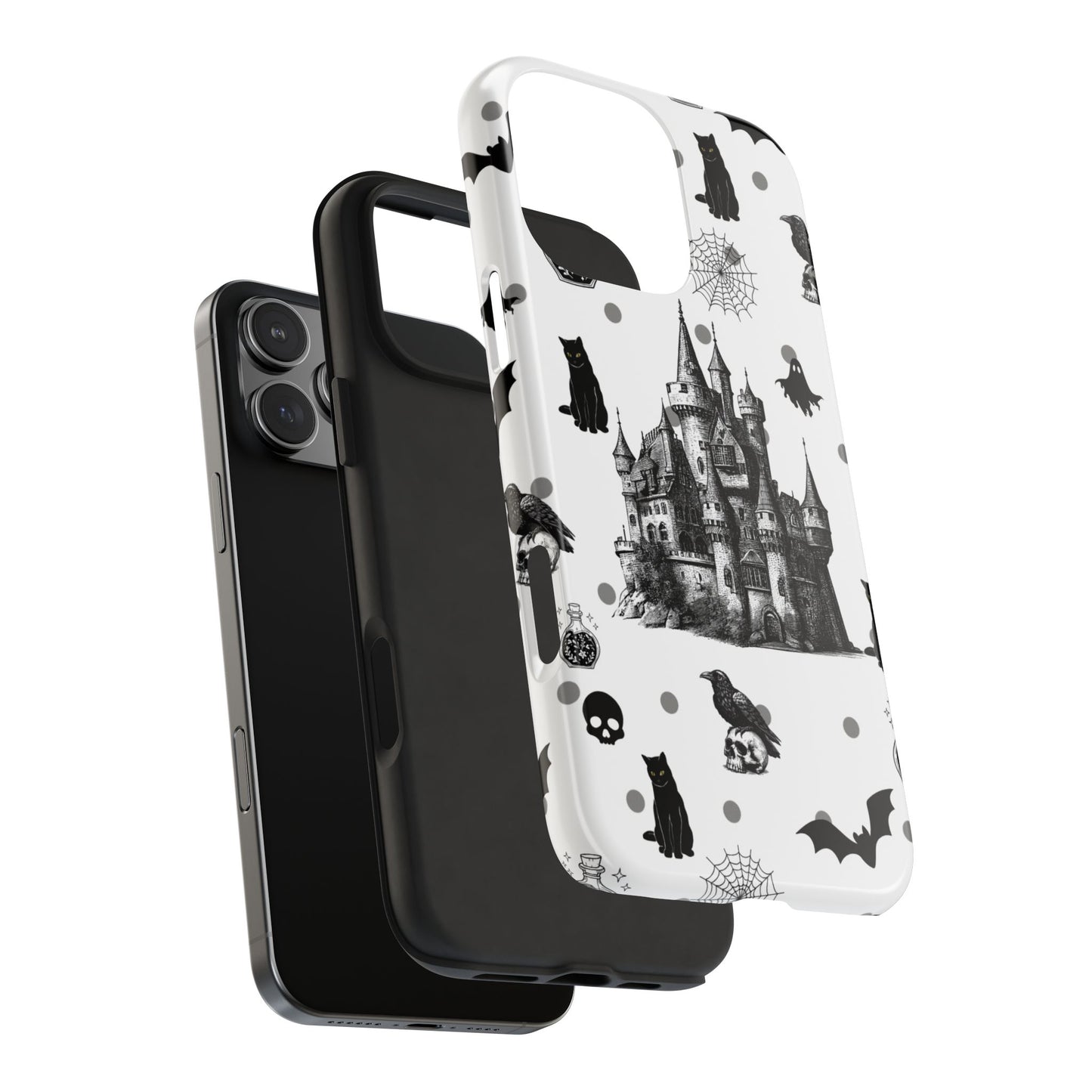 Gothic Castle Phone Cases - Tough & Stylish, Halloween Gifts, Spooky Vibe, Unique Designs, Phone Accessories, Customized Cases