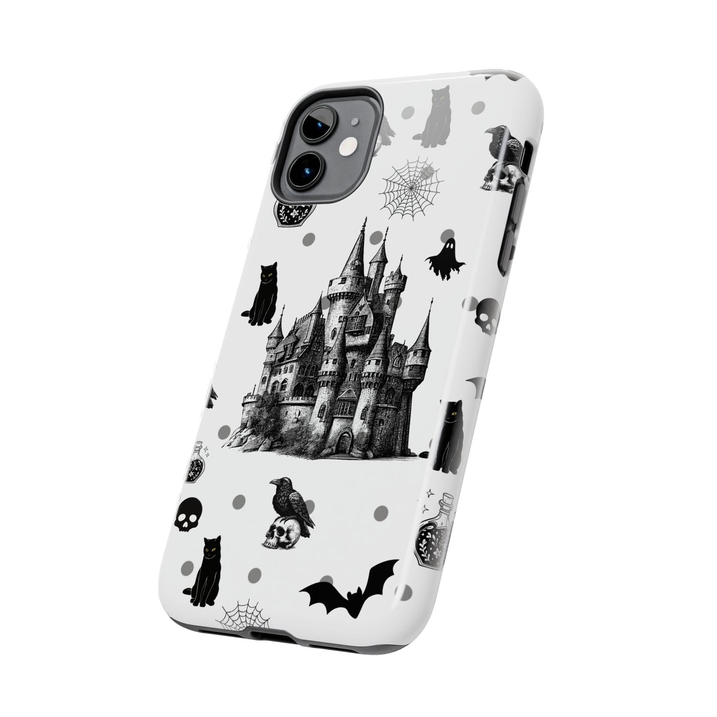 Gothic Castle Phone Cases - Tough & Stylish, Halloween Gifts, Spooky Vibe, Unique Designs, Phone Accessories, Customized Cases