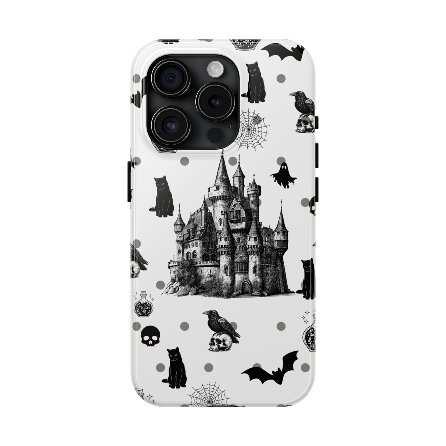Gothic Castle Phone Cases - Tough & Stylish, Halloween Gifts, Spooky Vibe, Unique Designs, Phone Accessories, Customized Cases