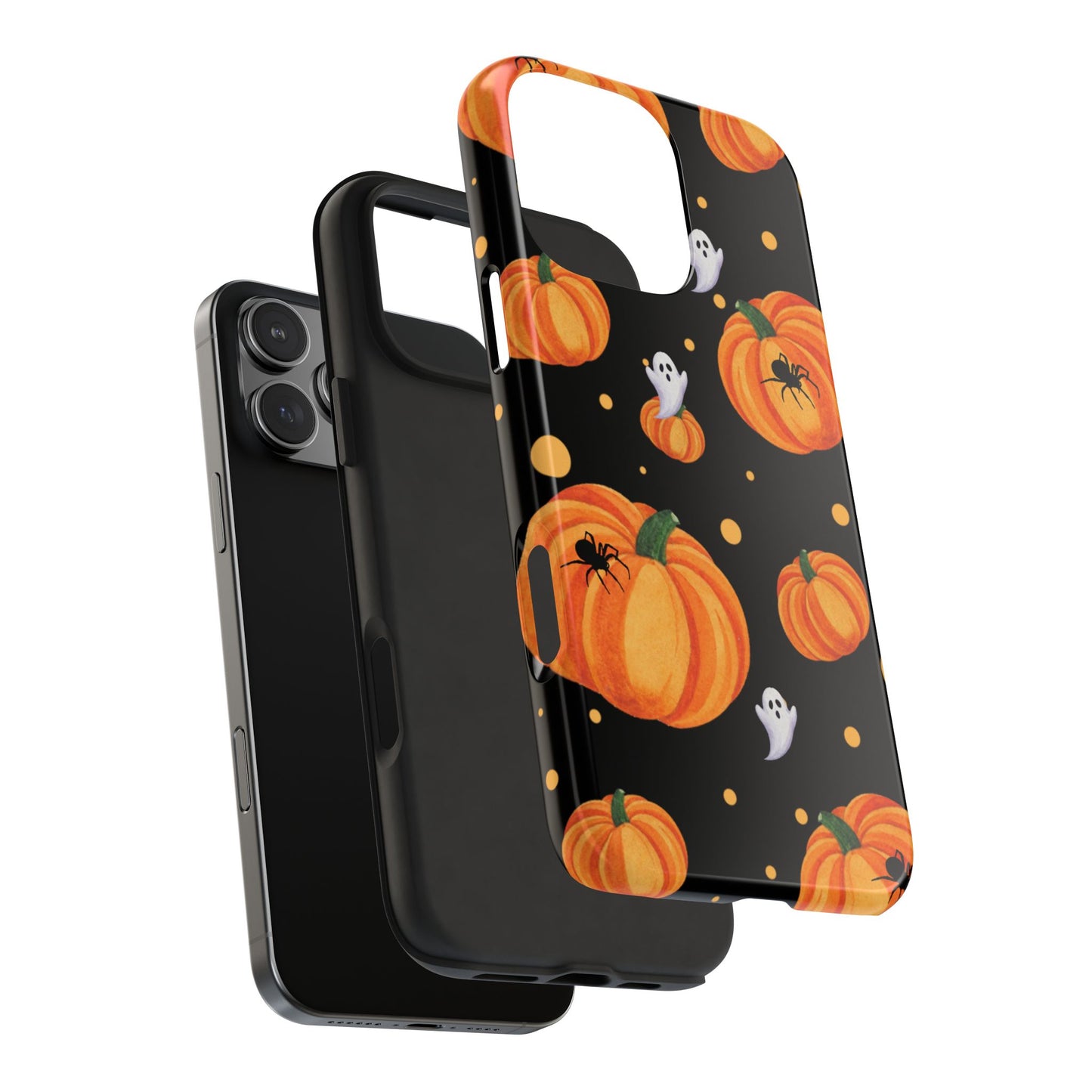 Halloween Pumpkin Phone Case, Spooky Ghost Phone Cover, Fall Autumn Decor, Cute Halloween Gifts, Mobile Protection