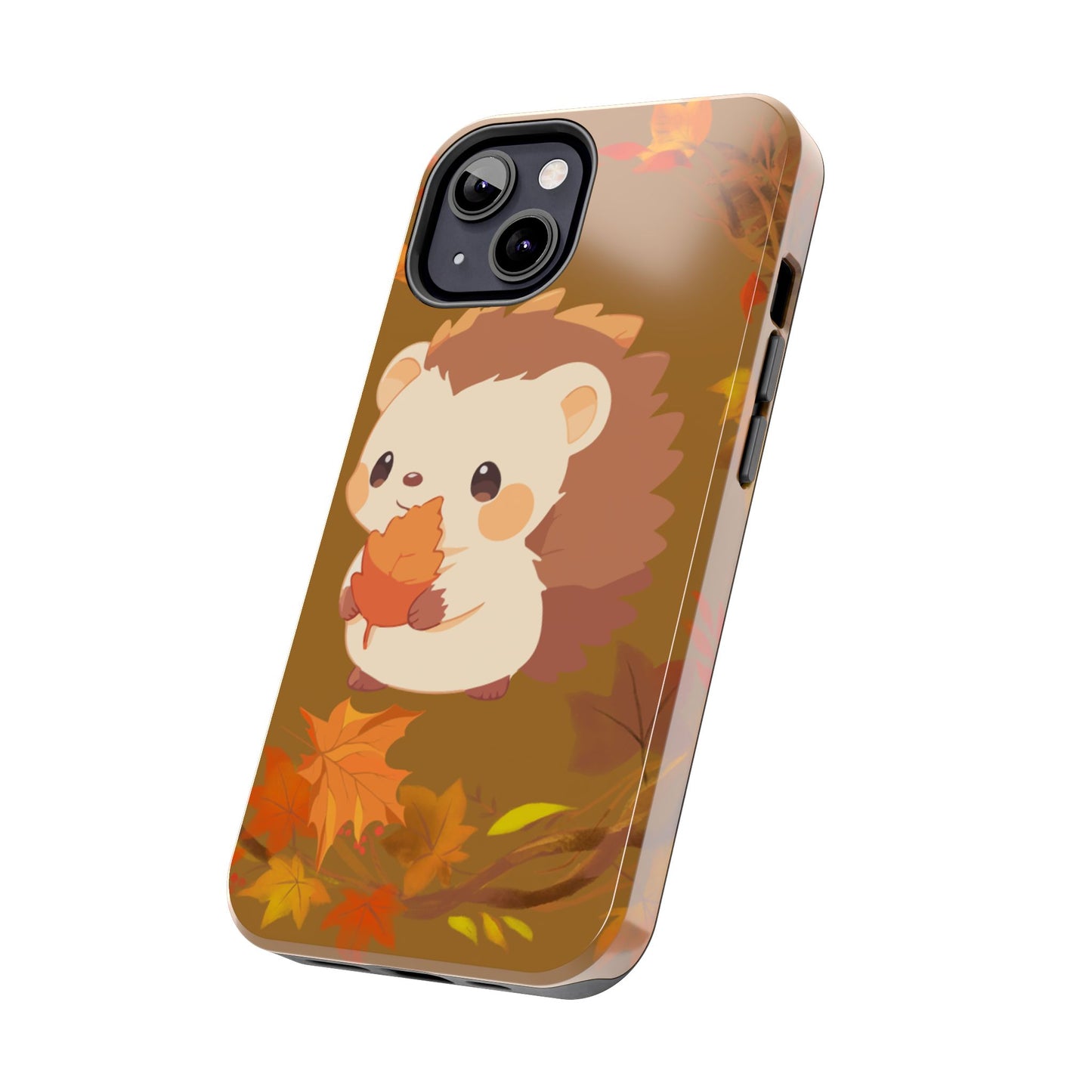 Cute Hedgehog Phone Cases, Fall Decor, Animal Lovers Gifts, Autumn Vibes, Unique Cell Phone Cover, Hedgehog Design