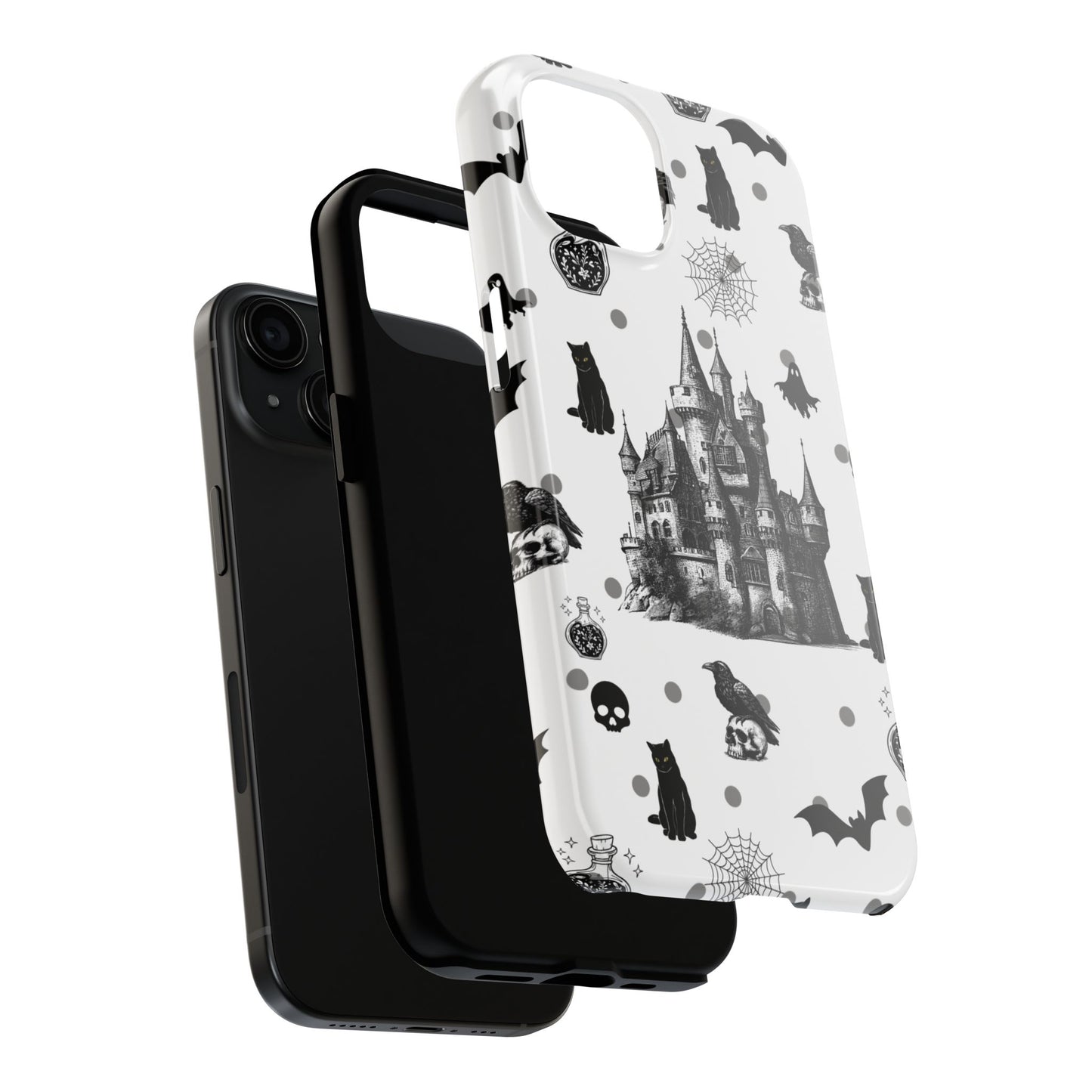 Gothic Castle Phone Cases - Tough & Stylish, Halloween Gifts, Spooky Vibe, Unique Designs, Phone Accessories, Customized Cases