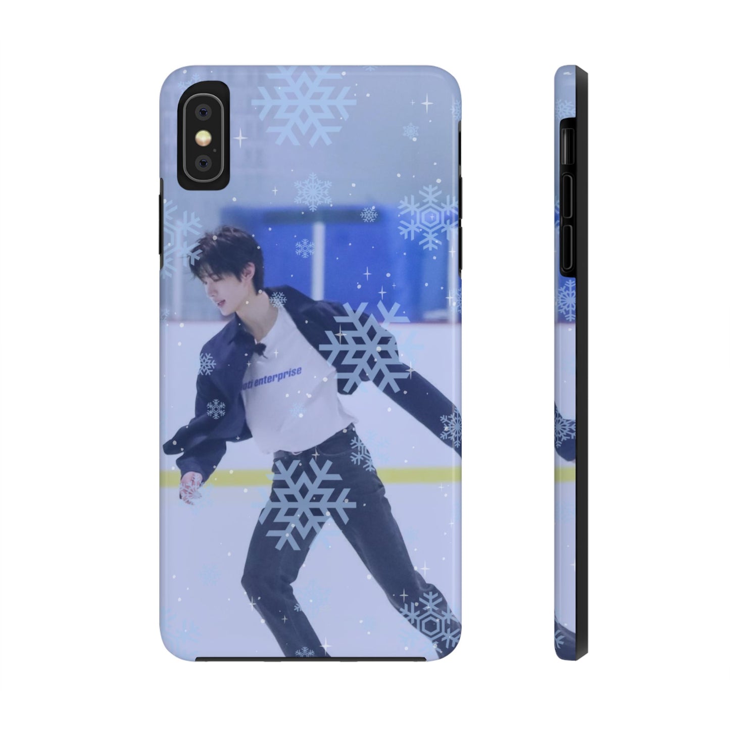 Ice Prince Tough Phone Case, Stylish Phone Protector, Winter Sports Accessory, Unique Gift for Skaters, Durable Phone Shell