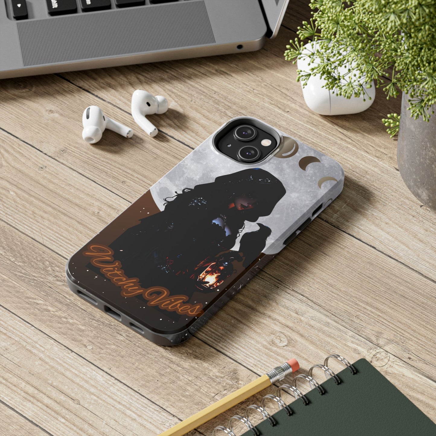 Witchy Vibes Tough Phone Case | Artistic Protection for Your Phone | Halloween Gifts, Witch Accessories, Unique Phone Cover, Magical Decor