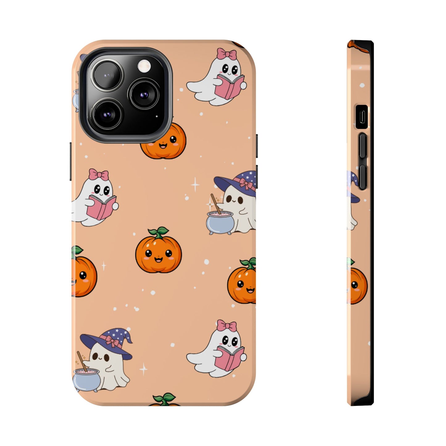 Halloween Ghosts Phone Case, Cute Tough Case, Pumpkin Designs, Spooky Decor, Fall Accessories, Trick or Treat Gift
