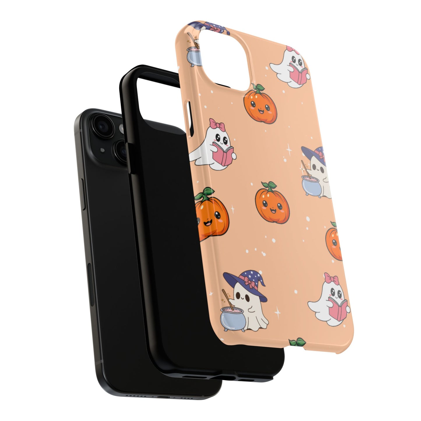 Halloween Ghosts Phone Case, Cute Tough Case, Pumpkin Designs, Spooky Decor, Fall Accessories, Trick or Treat Gift