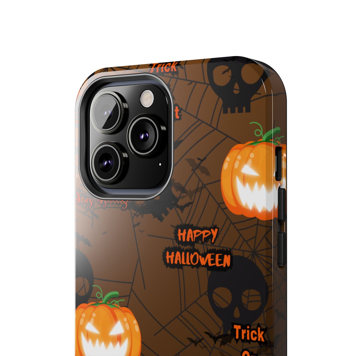 Halloween Tough Phone Cases, Spooky Mobile Covers, Trick or Treat Phone Case, Halloween Gifts, Fall Tech Accessories