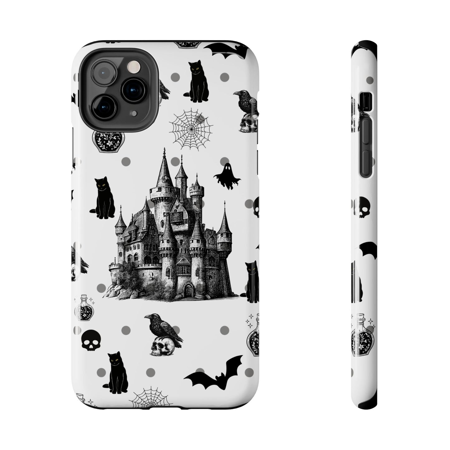 Gothic Castle Phone Cases - Tough & Stylish, Halloween Gifts, Spooky Vibe, Unique Designs, Phone Accessories, Customized Cases