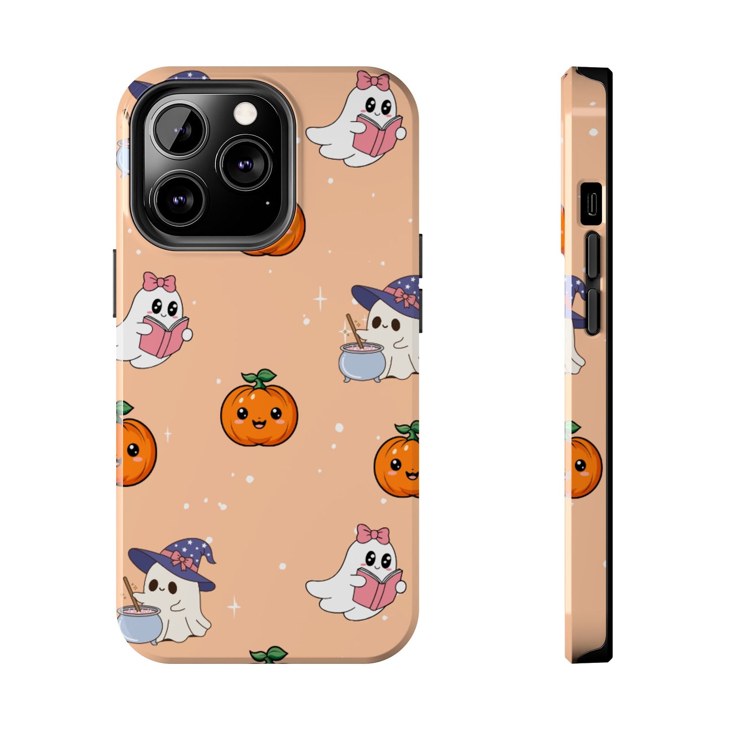 Halloween Ghosts Phone Case, Cute Tough Case, Pumpkin Designs, Spooky Decor, Fall Accessories, Trick or Treat Gift