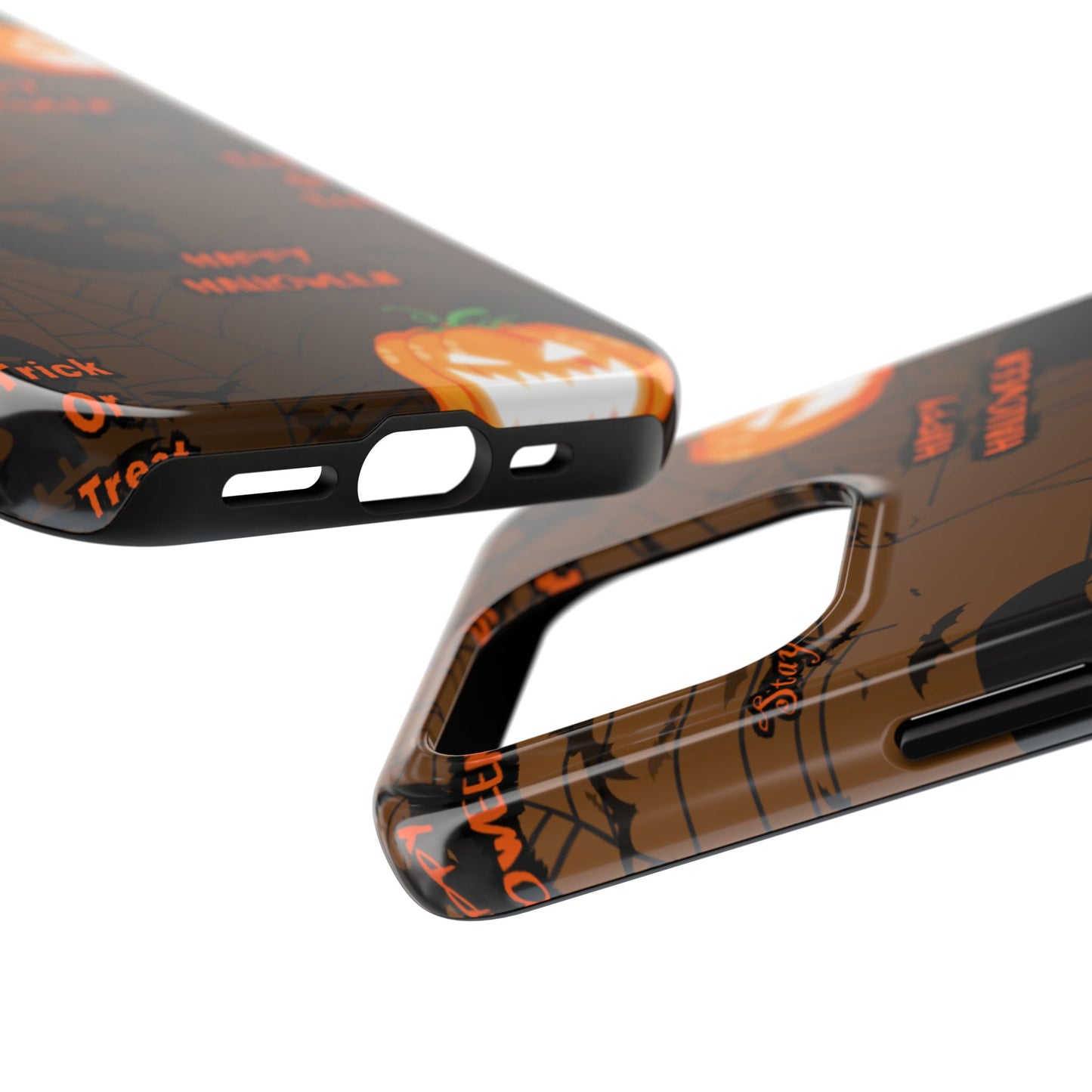 Halloween Tough Phone Cases, Spooky Mobile Covers, Trick or Treat Phone Case, Halloween Gifts, Fall Tech Accessories