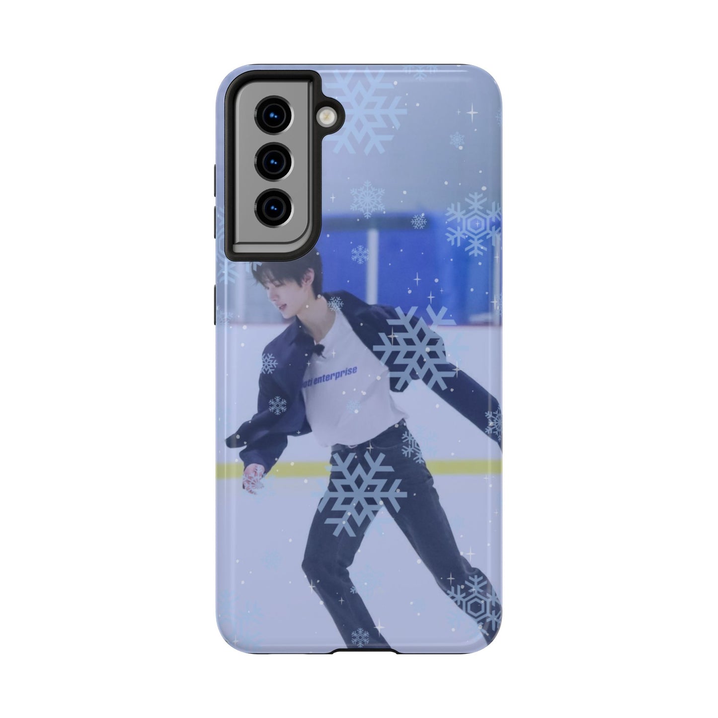 Ice Prince Tough Phone Case, Stylish Phone Protector, Winter Sports Accessory, Unique Gift for Skaters, Durable Phone Shell