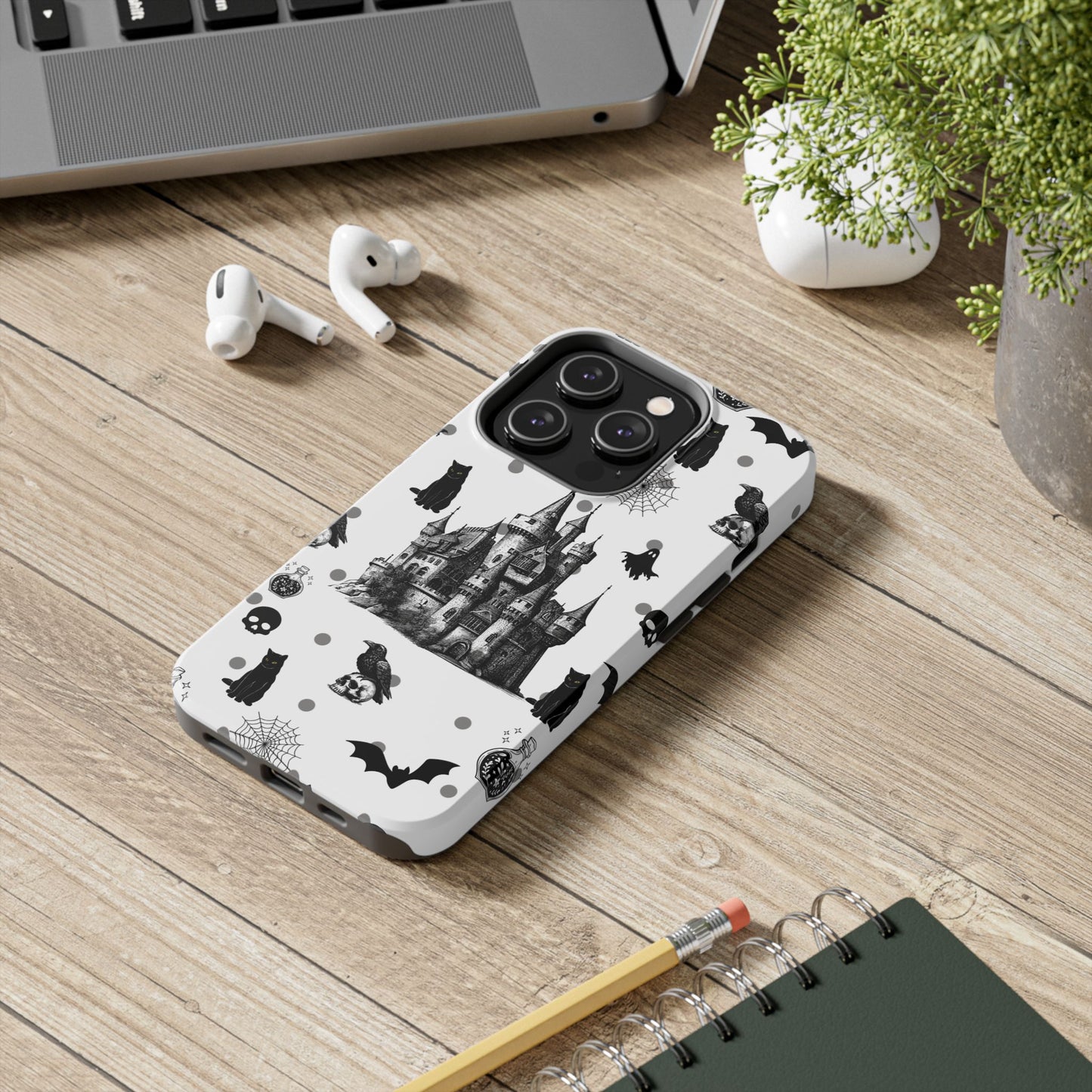 Gothic Castle Phone Cases - Tough & Stylish, Halloween Gifts, Spooky Vibe, Unique Designs, Phone Accessories, Customized Cases