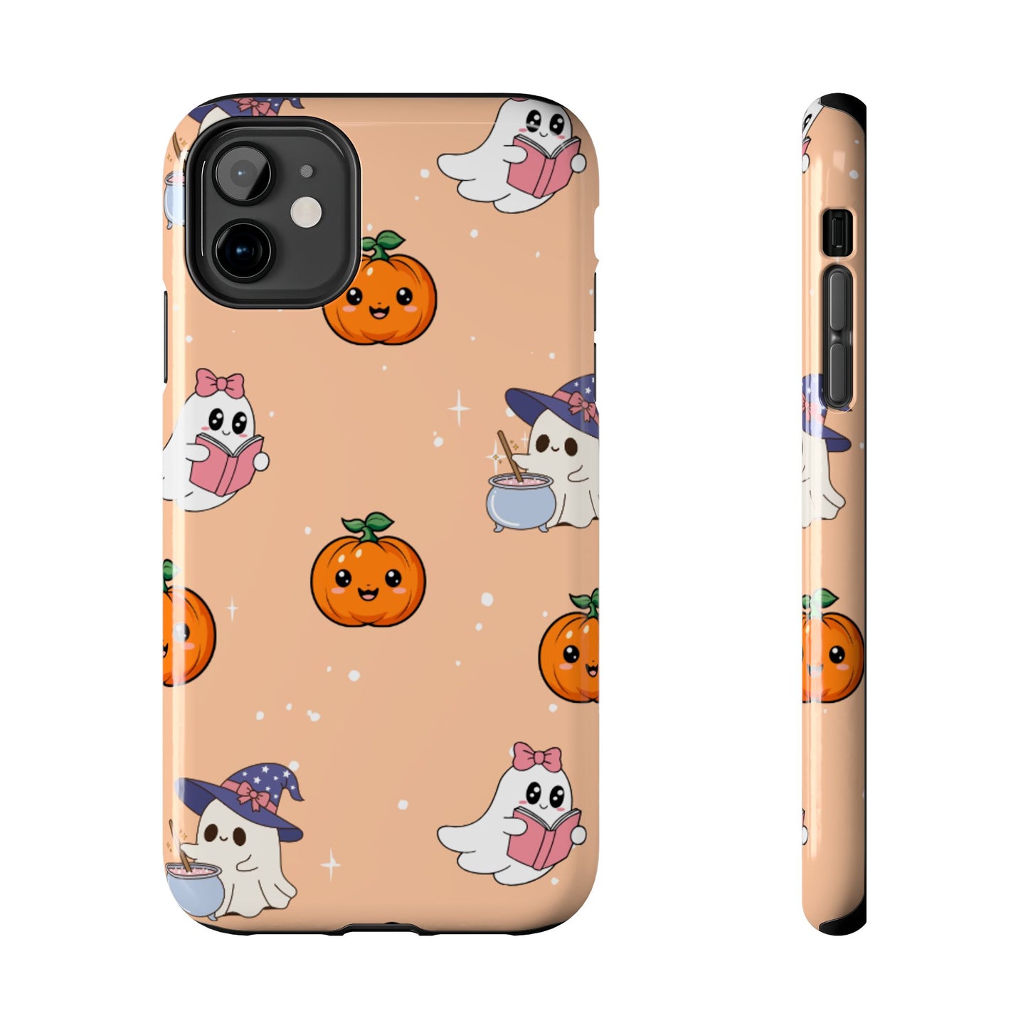 Halloween Ghosts Phone Case, Cute Tough Case, Pumpkin Designs, Spooky Decor, Fall Accessories, Trick or Treat Gift