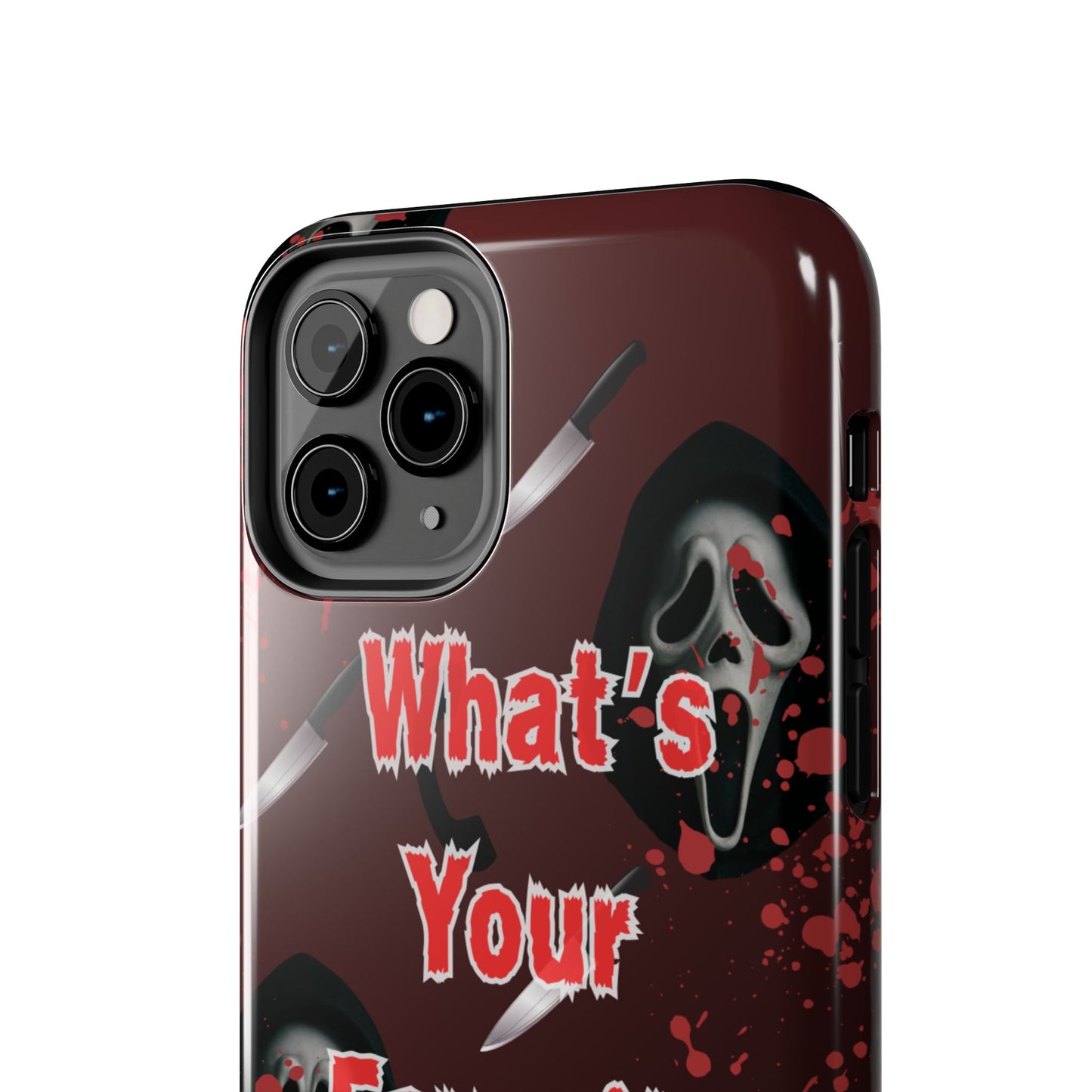 Horror-Themed Phone Case for Movie Lovers, Tough Clear Case for Halloween, Scary Movie Fan Gift, Smartphone Cover, Unique Horror Design