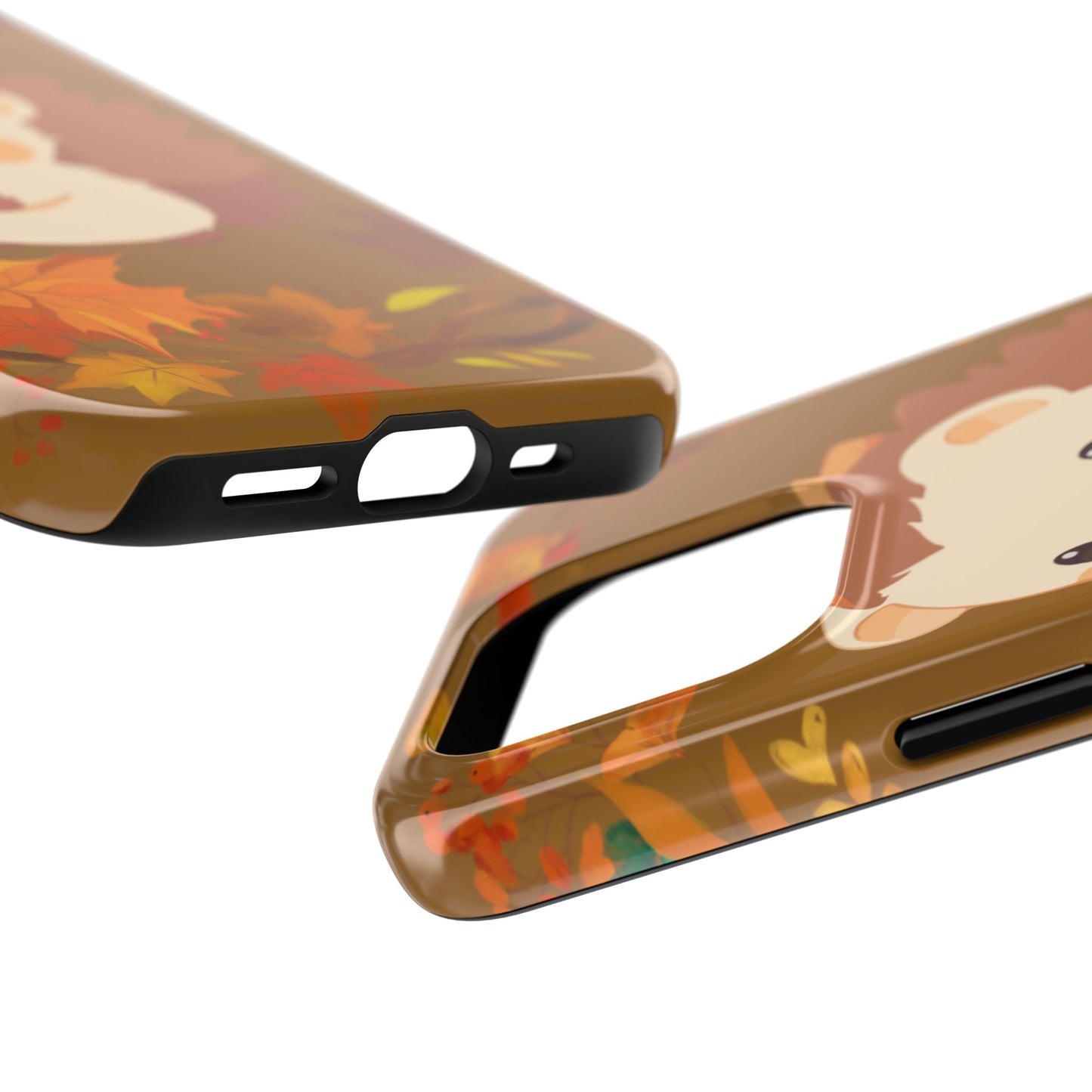 Cute Hedgehog Phone Cases, Fall Decor, Animal Lovers Gifts, Autumn Vibes, Unique Cell Phone Cover, Hedgehog Design