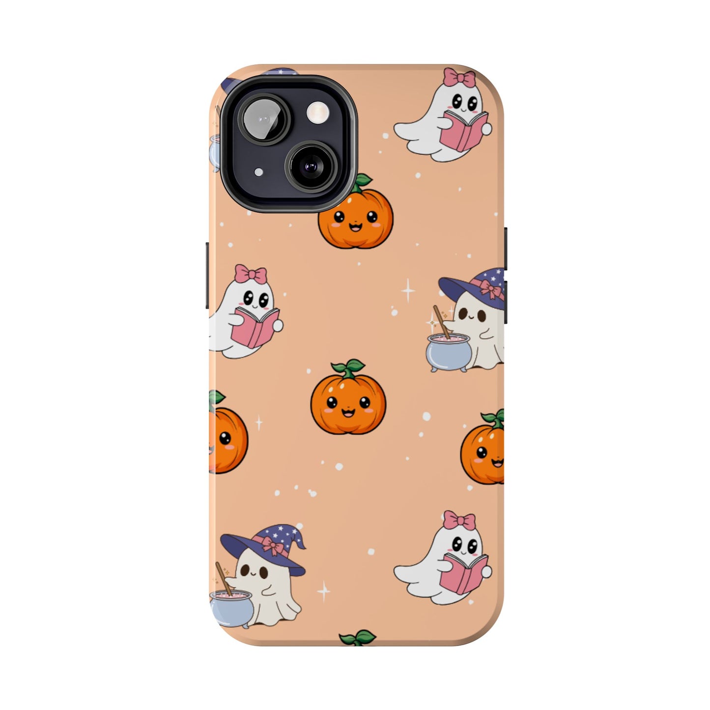 Halloween Ghosts Phone Case, Cute Tough Case, Pumpkin Designs, Spooky Decor, Fall Accessories, Trick or Treat Gift