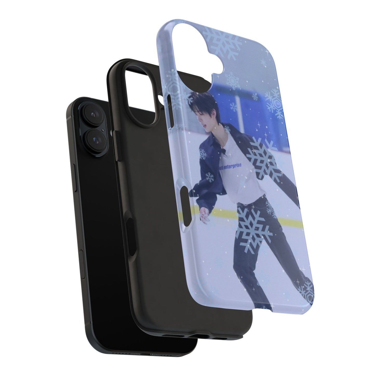 Ice Prince Tough Phone Case, Stylish Phone Protector, Winter Sports Accessory, Unique Gift for Skaters, Durable Phone Shell