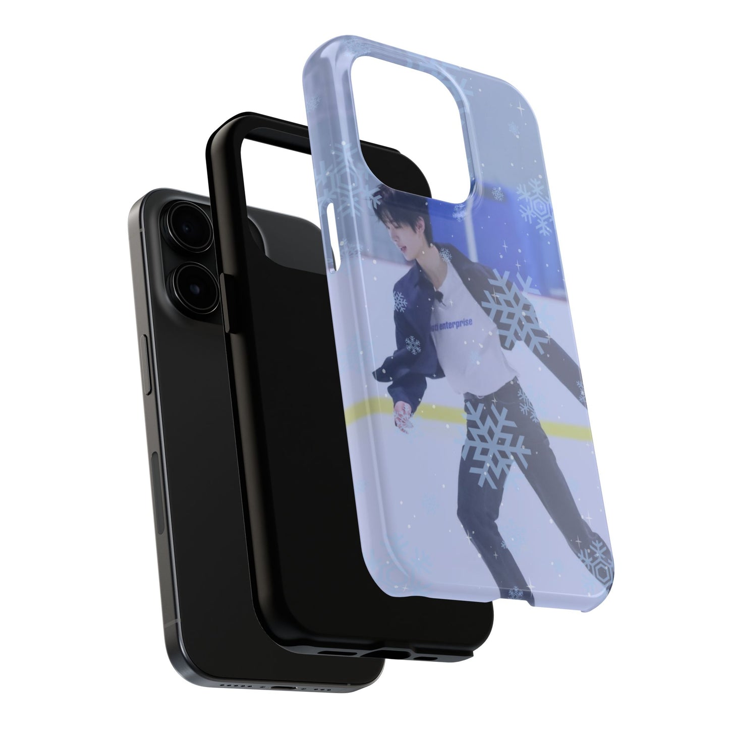 Ice Prince Tough Phone Case, Stylish Phone Protector, Winter Sports Accessory, Unique Gift for Skaters, Durable Phone Shell
