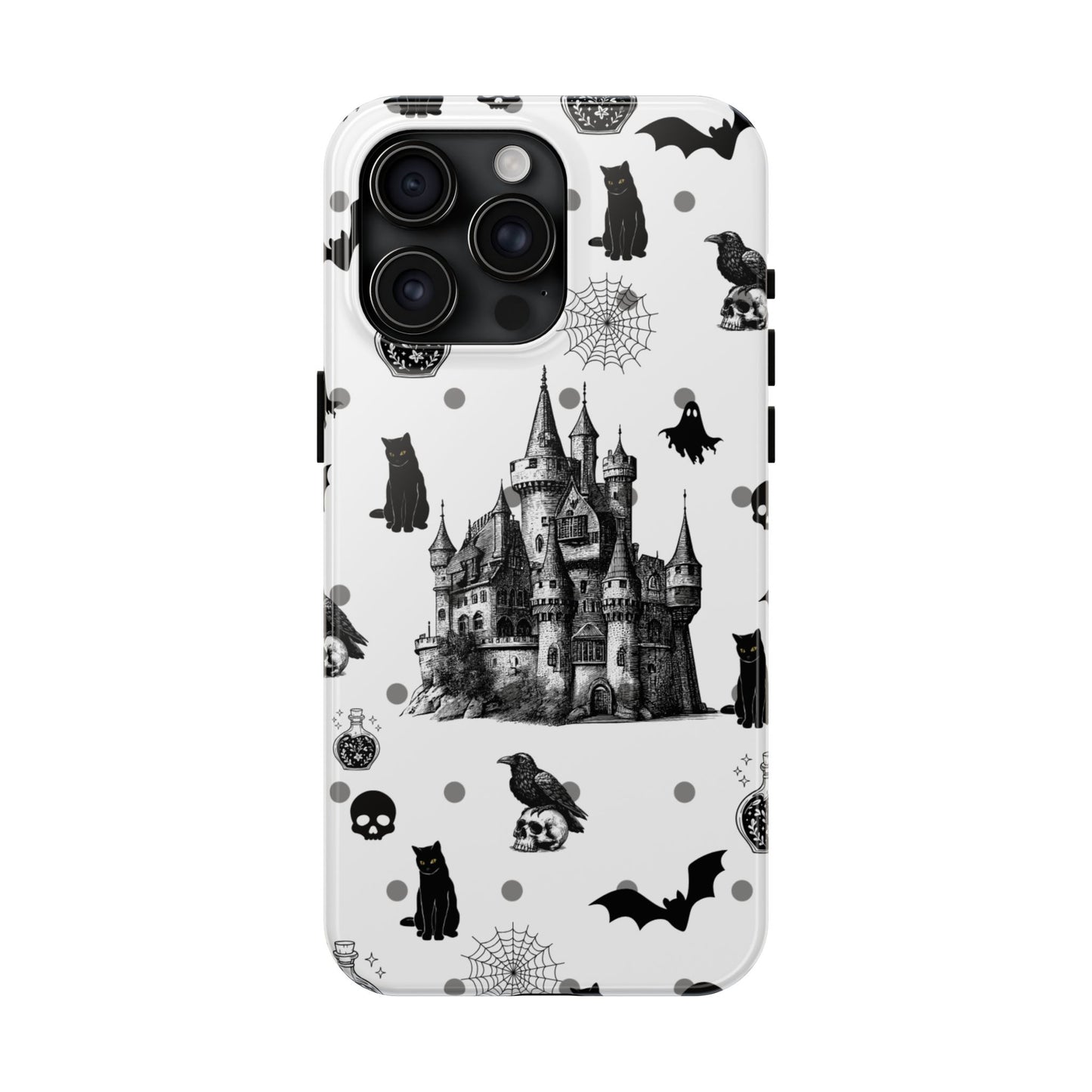 Gothic Castle Phone Cases - Tough & Stylish, Halloween Gifts, Spooky Vibe, Unique Designs, Phone Accessories, Customized Cases
