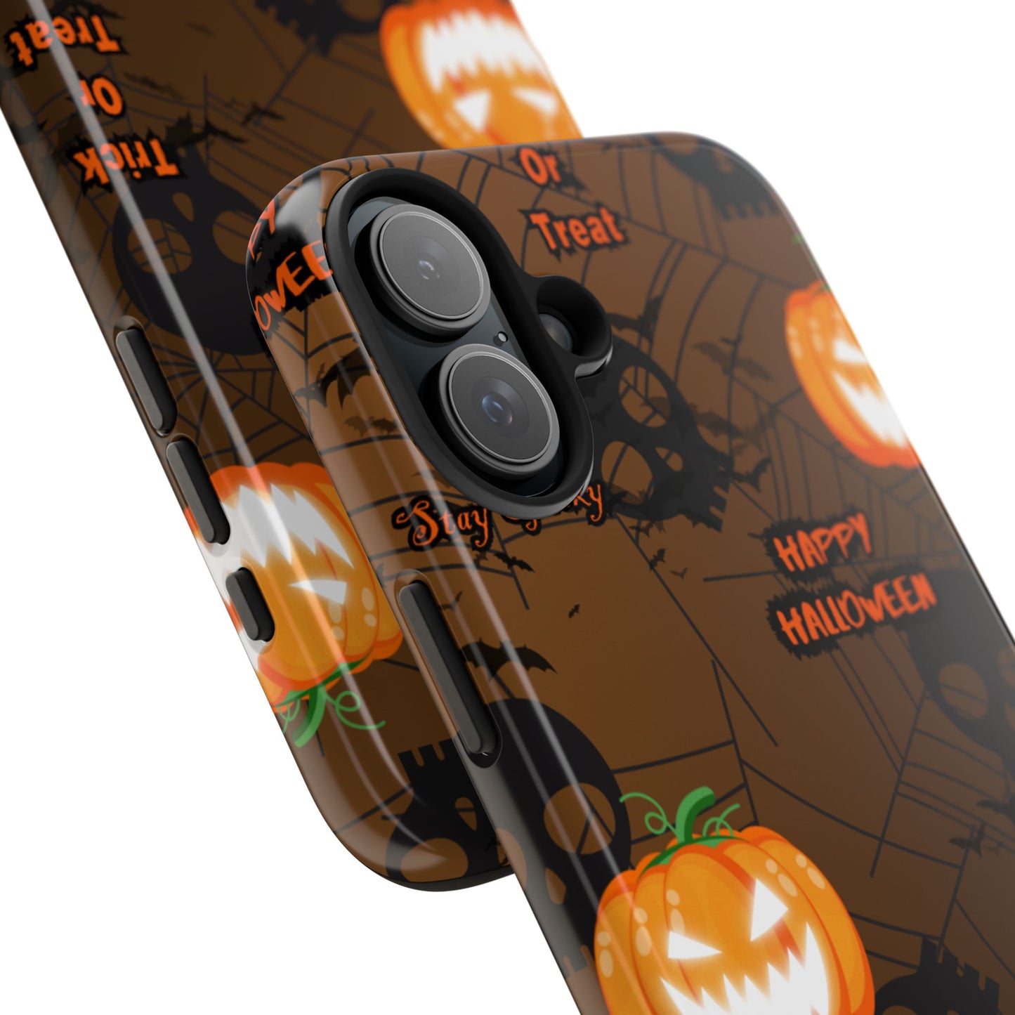 Halloween Tough Phone Cases, Spooky Mobile Covers, Trick or Treat Phone Case, Halloween Gifts, Fall Tech Accessories