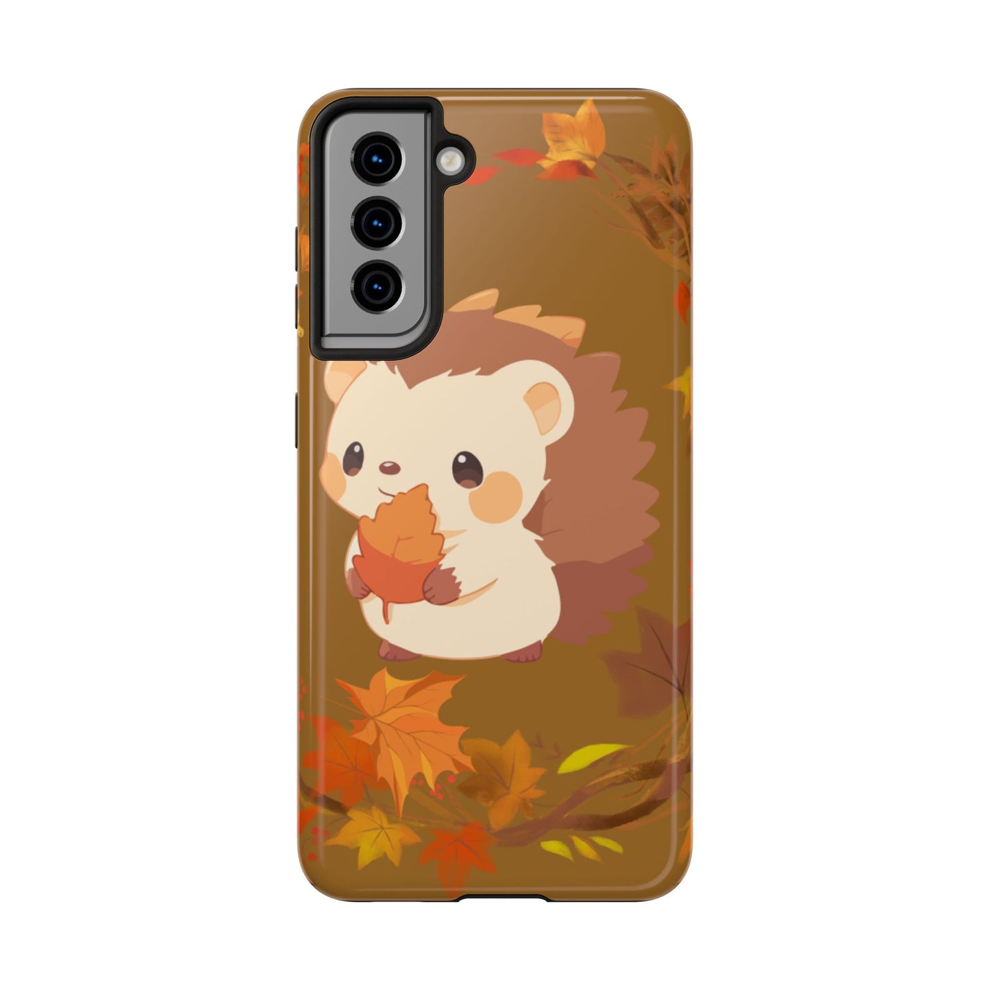 Cute Hedgehog Phone Cases, Fall Decor, Animal Lovers Gifts, Autumn Vibes, Unique Cell Phone Cover, Hedgehog Design