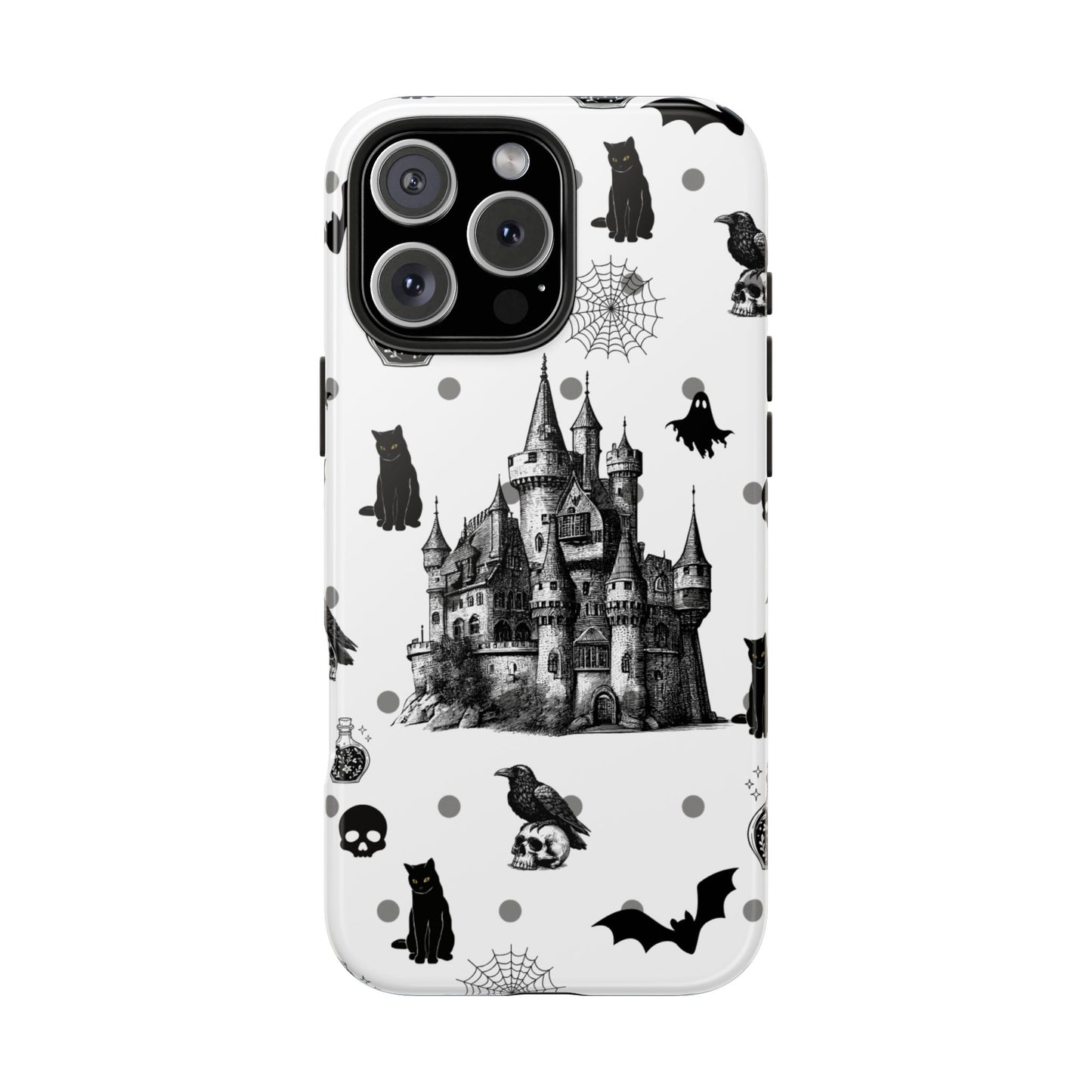 Gothic Castle Phone Cases - Tough & Stylish, Halloween Gifts, Spooky Vibe, Unique Designs, Phone Accessories, Customized Cases