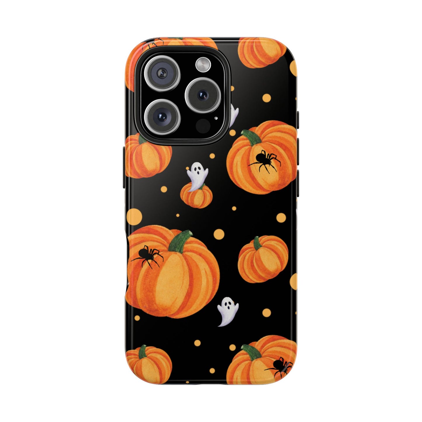 Halloween Pumpkin Phone Case, Spooky Ghost Phone Cover, Fall Autumn Decor, Cute Halloween Gifts, Mobile Protection