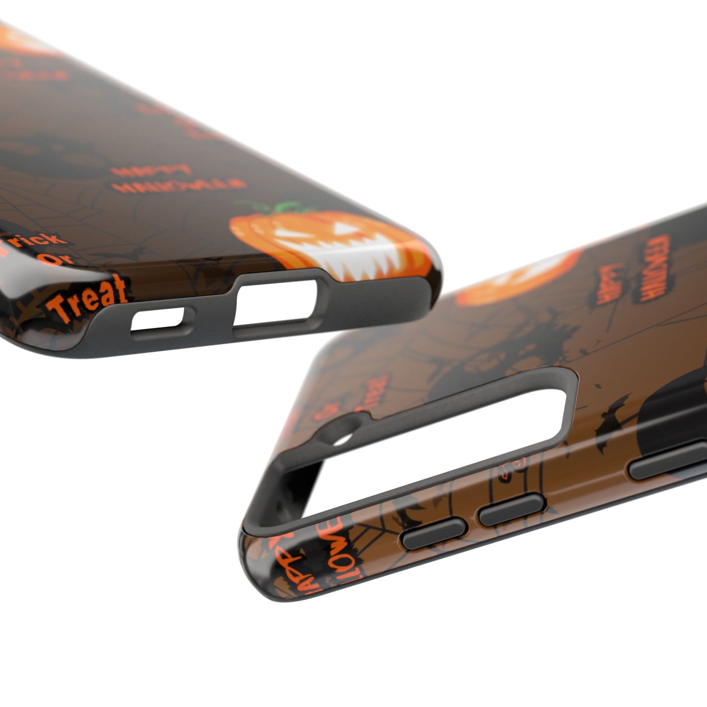 Halloween Tough Phone Cases, Spooky Mobile Covers, Trick or Treat Phone Case, Halloween Gifts, Fall Tech Accessories