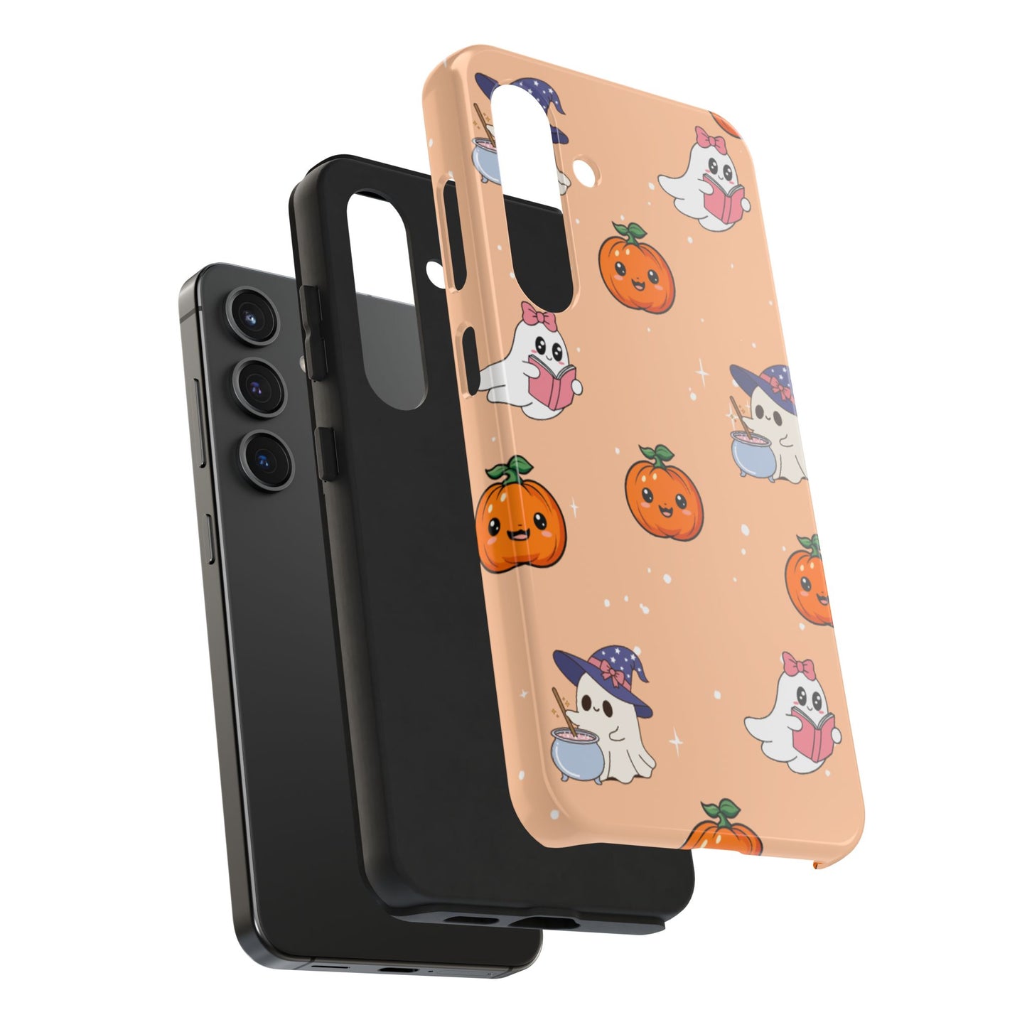 Halloween Ghosts Phone Case, Cute Tough Case, Pumpkin Designs, Spooky Decor, Fall Accessories, Trick or Treat Gift