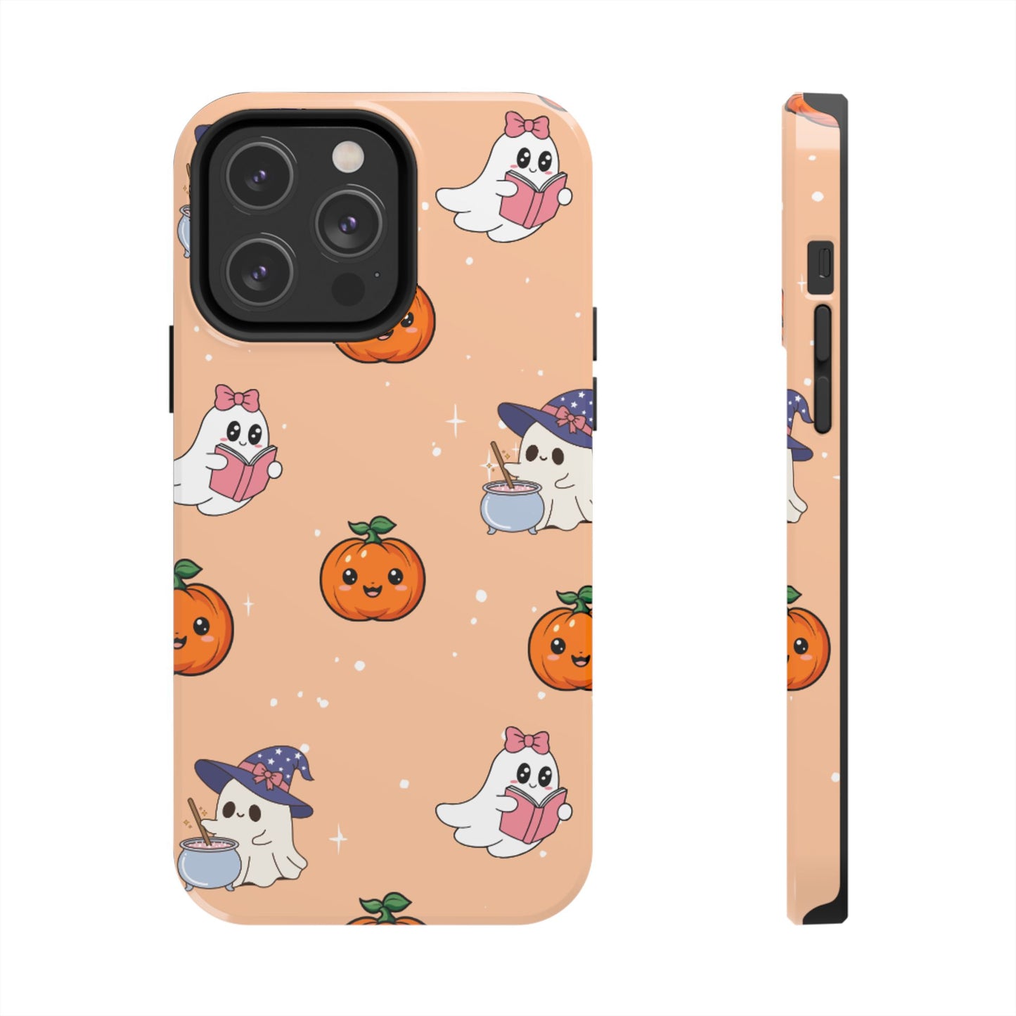 Halloween Ghosts Phone Case, Cute Tough Case, Pumpkin Designs, Spooky Decor, Fall Accessories, Trick or Treat Gift