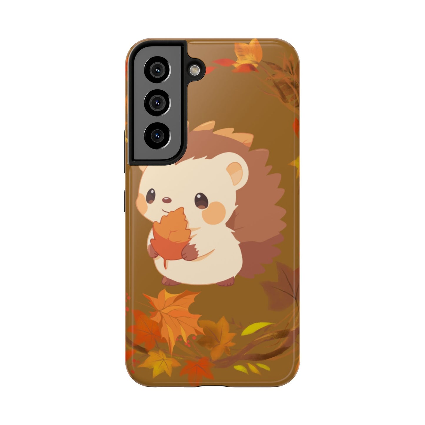 Cute Hedgehog Phone Cases, Fall Decor, Animal Lovers Gifts, Autumn Vibes, Unique Cell Phone Cover, Hedgehog Design