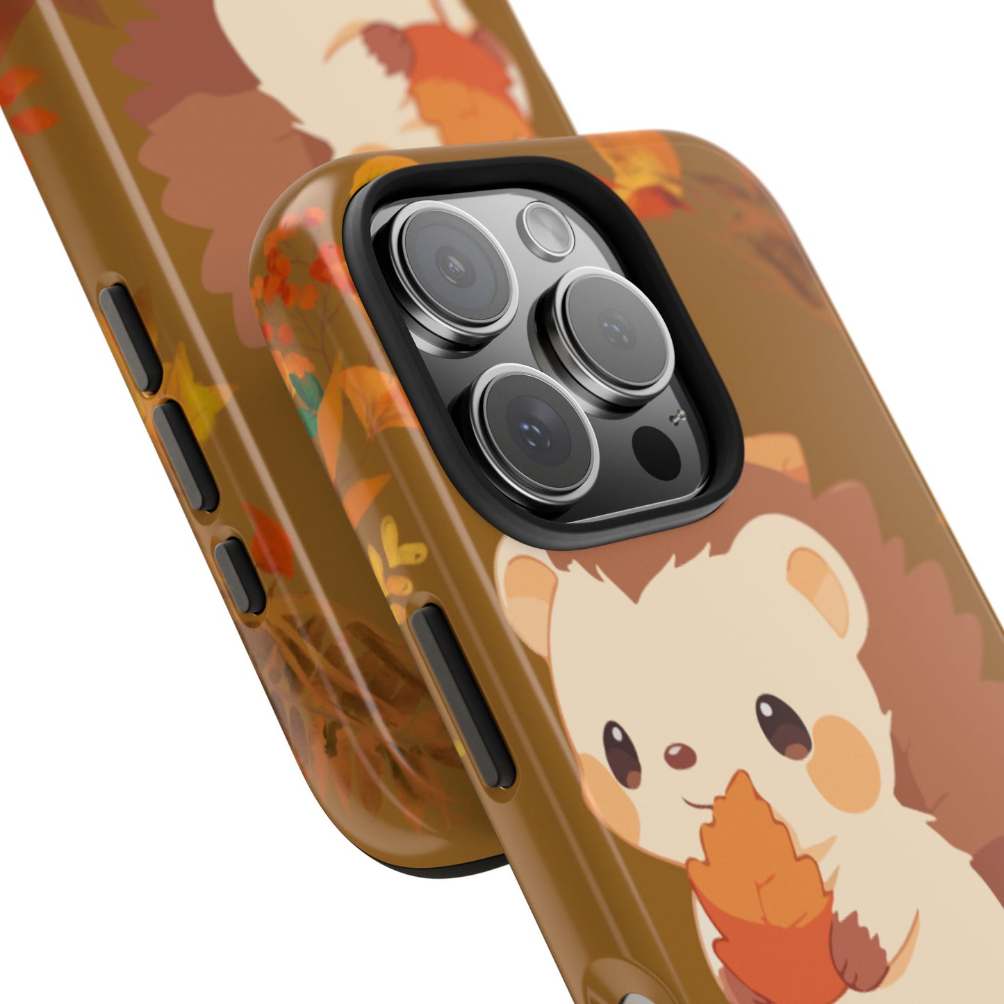 Cute Hedgehog Phone Cases, Fall Decor, Animal Lovers Gifts, Autumn Vibes, Unique Cell Phone Cover, Hedgehog Design