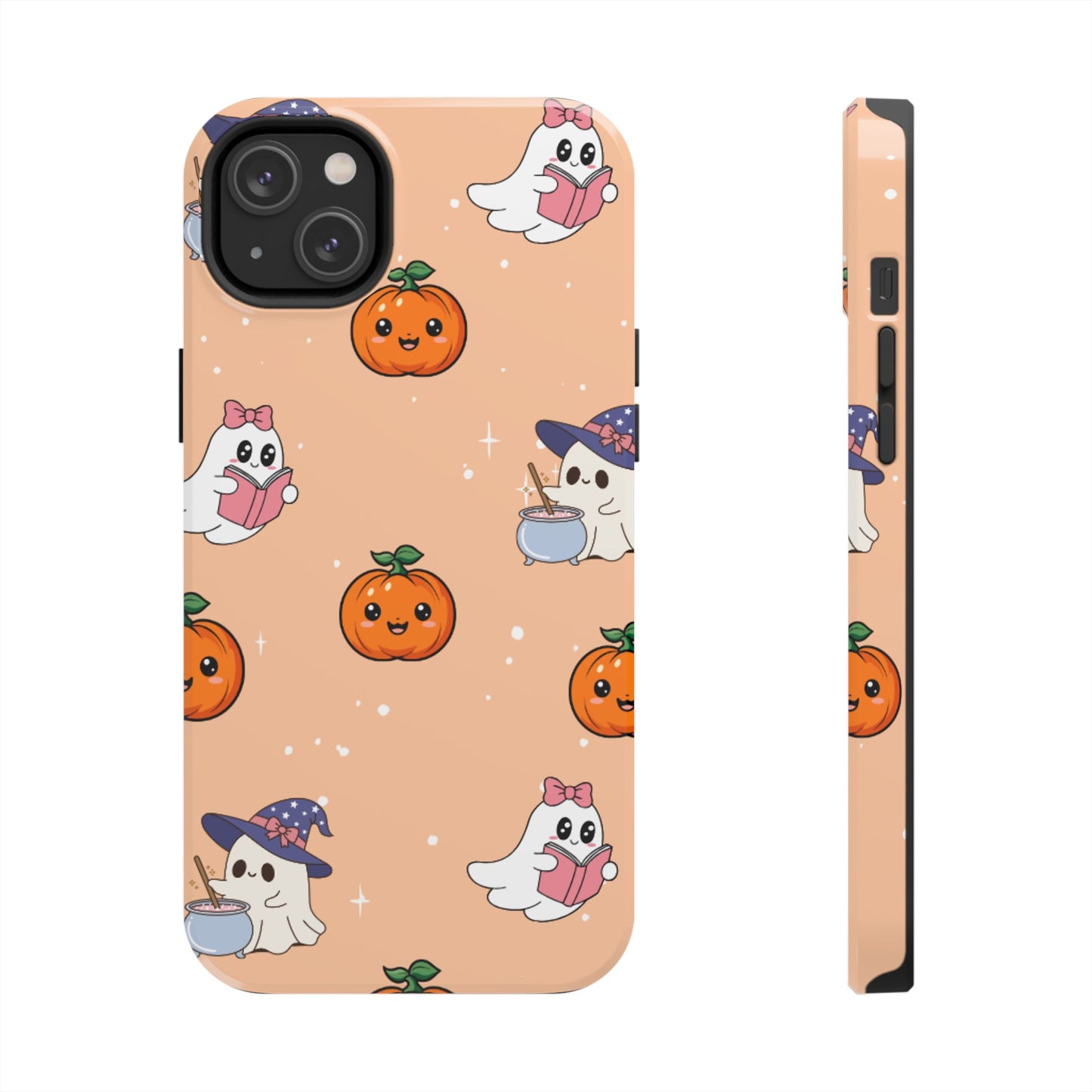Halloween Ghosts Phone Case, Cute Tough Case, Pumpkin Designs, Spooky Decor, Fall Accessories, Trick or Treat Gift