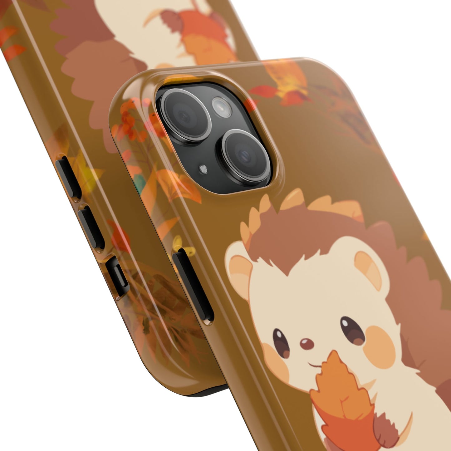 Cute Hedgehog Phone Cases, Fall Decor, Animal Lovers Gifts, Autumn Vibes, Unique Cell Phone Cover, Hedgehog Design