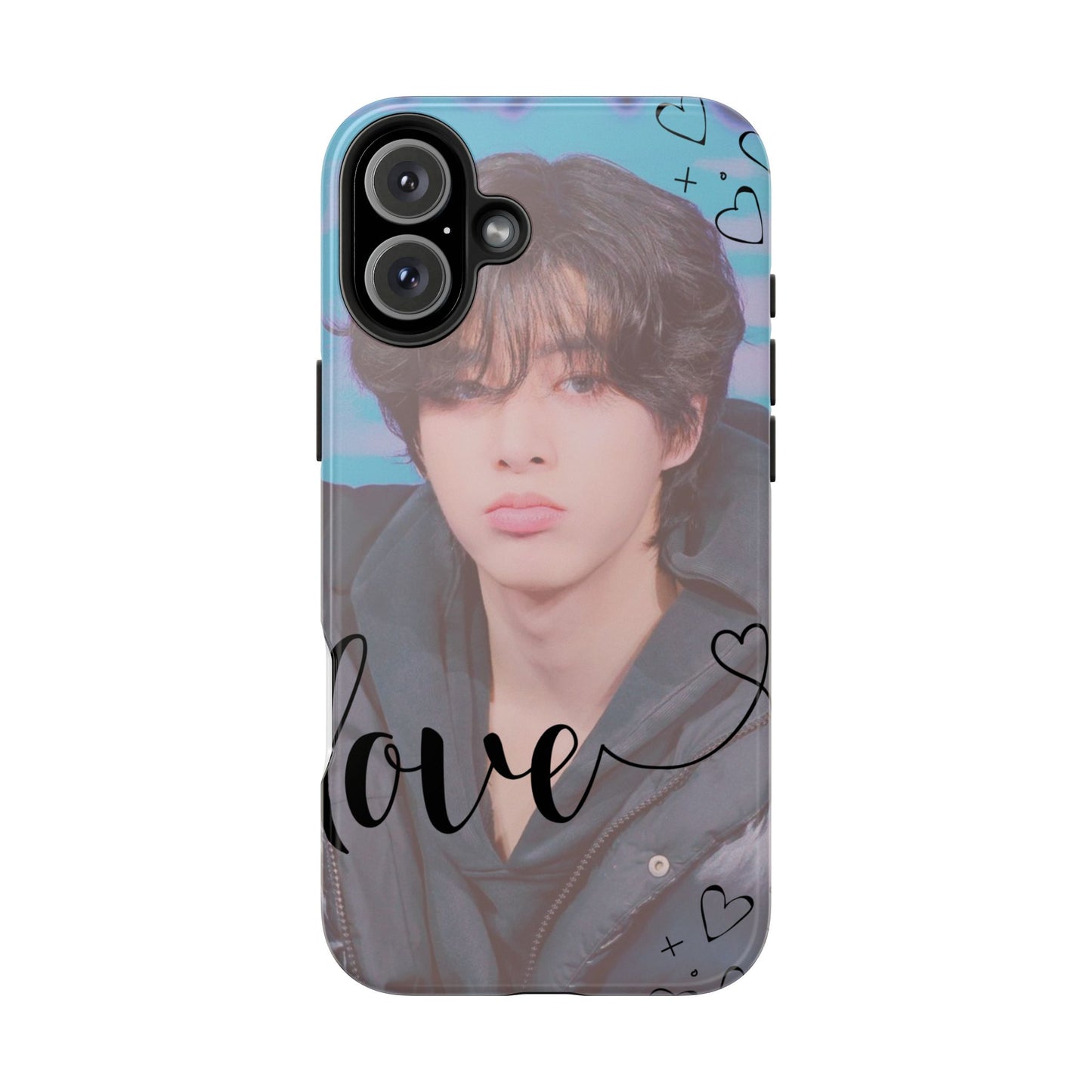 Jake Sim Phone Case, Trendy Phone Accessory, Unique Gift, Love Design, Customizable Phone Case, Heart Print Case