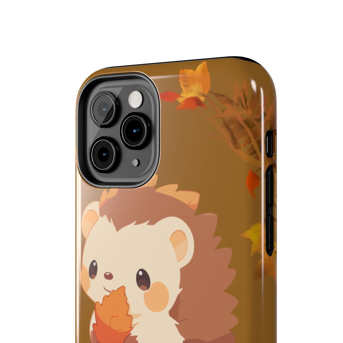 Cute Hedgehog Phone Cases, Fall Decor, Animal Lovers Gifts, Autumn Vibes, Unique Cell Phone Cover, Hedgehog Design