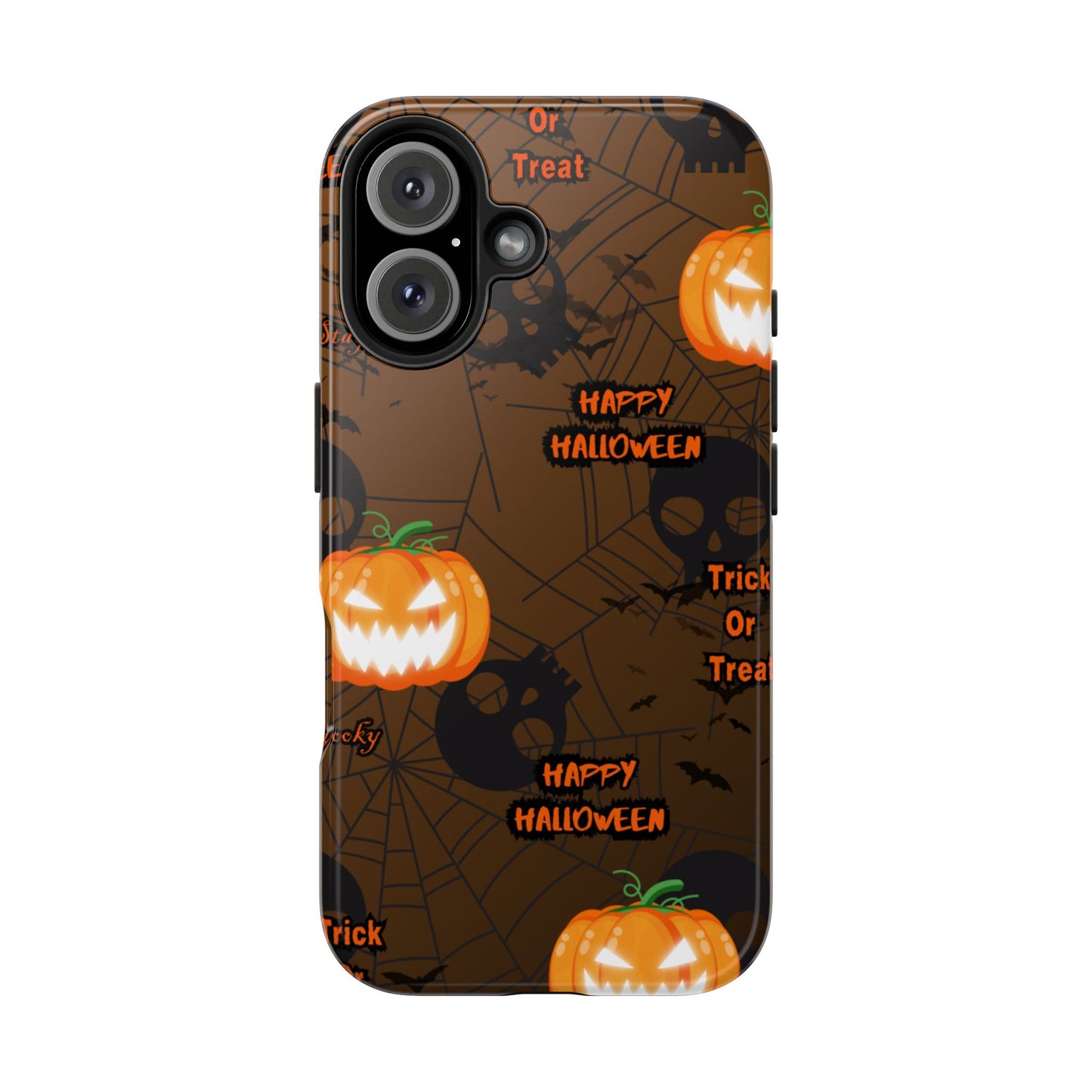 Halloween Tough Phone Cases, Spooky Mobile Covers, Trick or Treat Phone Case, Halloween Gifts, Fall Tech Accessories