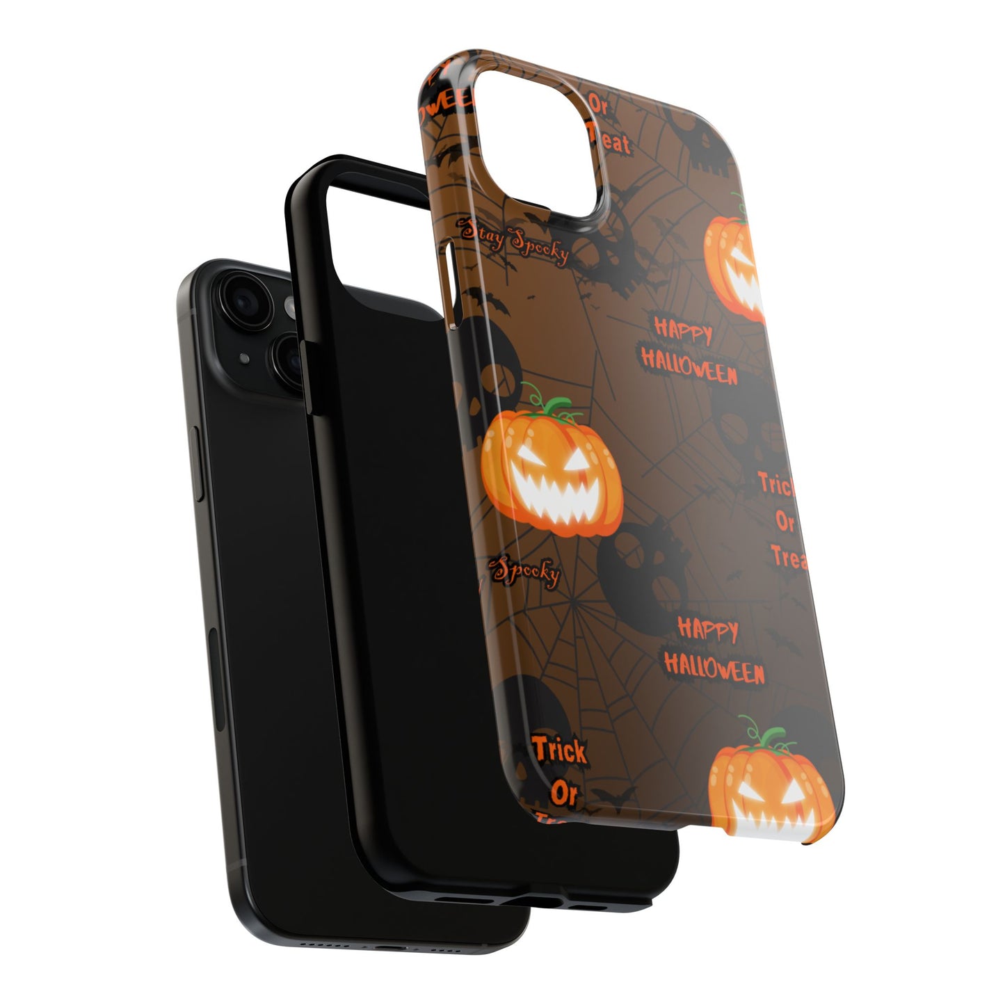 Halloween Tough Phone Cases, Spooky Mobile Covers, Trick or Treat Phone Case, Halloween Gifts, Fall Tech Accessories