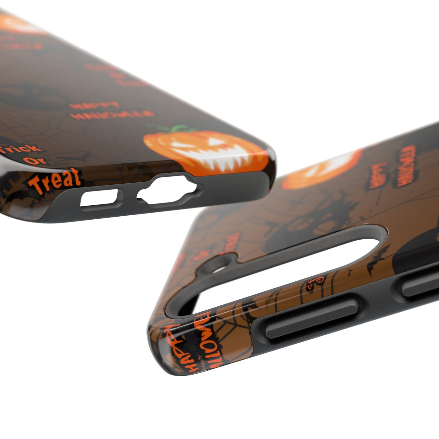 Halloween Tough Phone Cases, Spooky Mobile Covers, Trick or Treat Phone Case, Halloween Gifts, Fall Tech Accessories