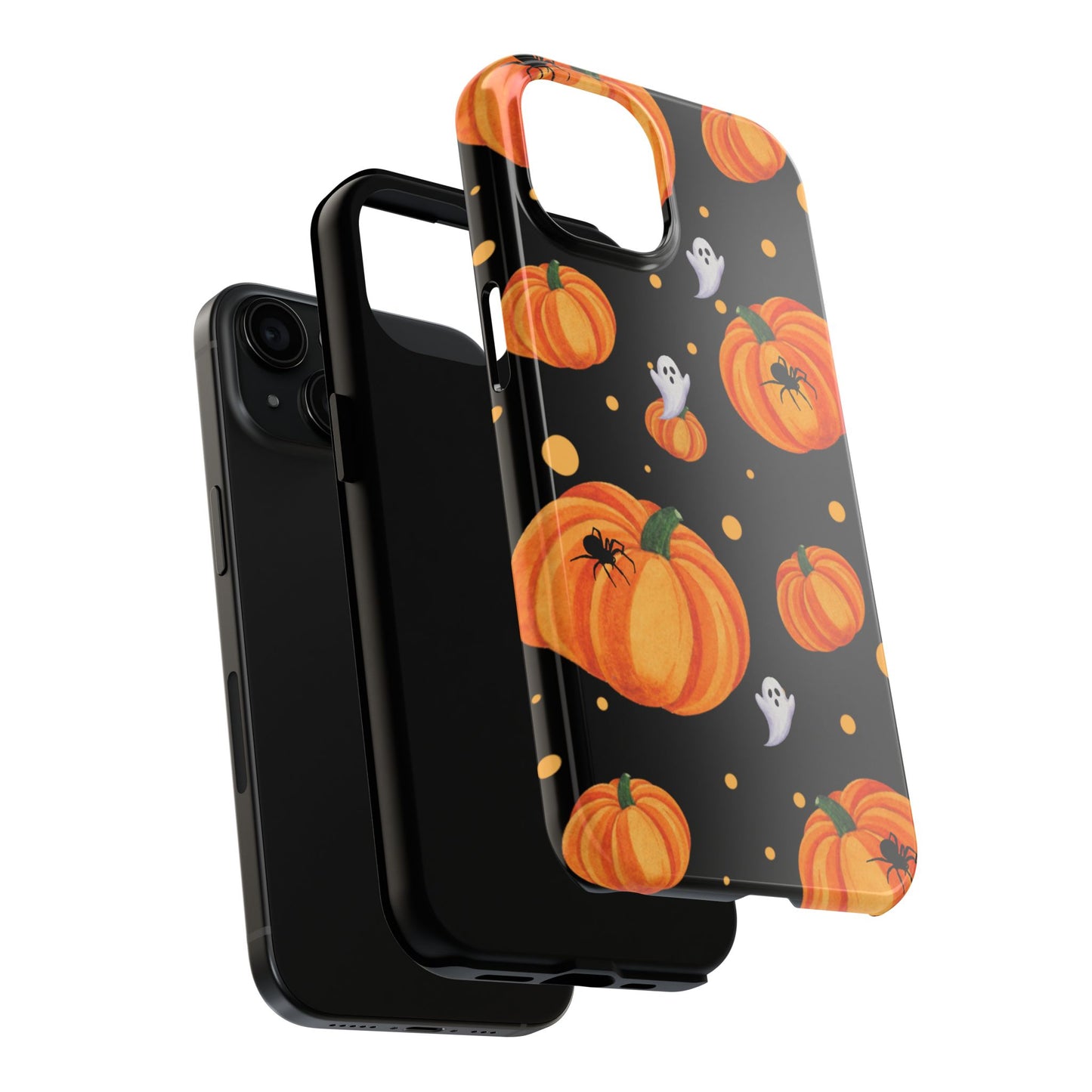 Halloween Pumpkin Phone Case, Spooky Ghost Phone Cover, Fall Autumn Decor, Cute Halloween Gifts, Mobile Protection