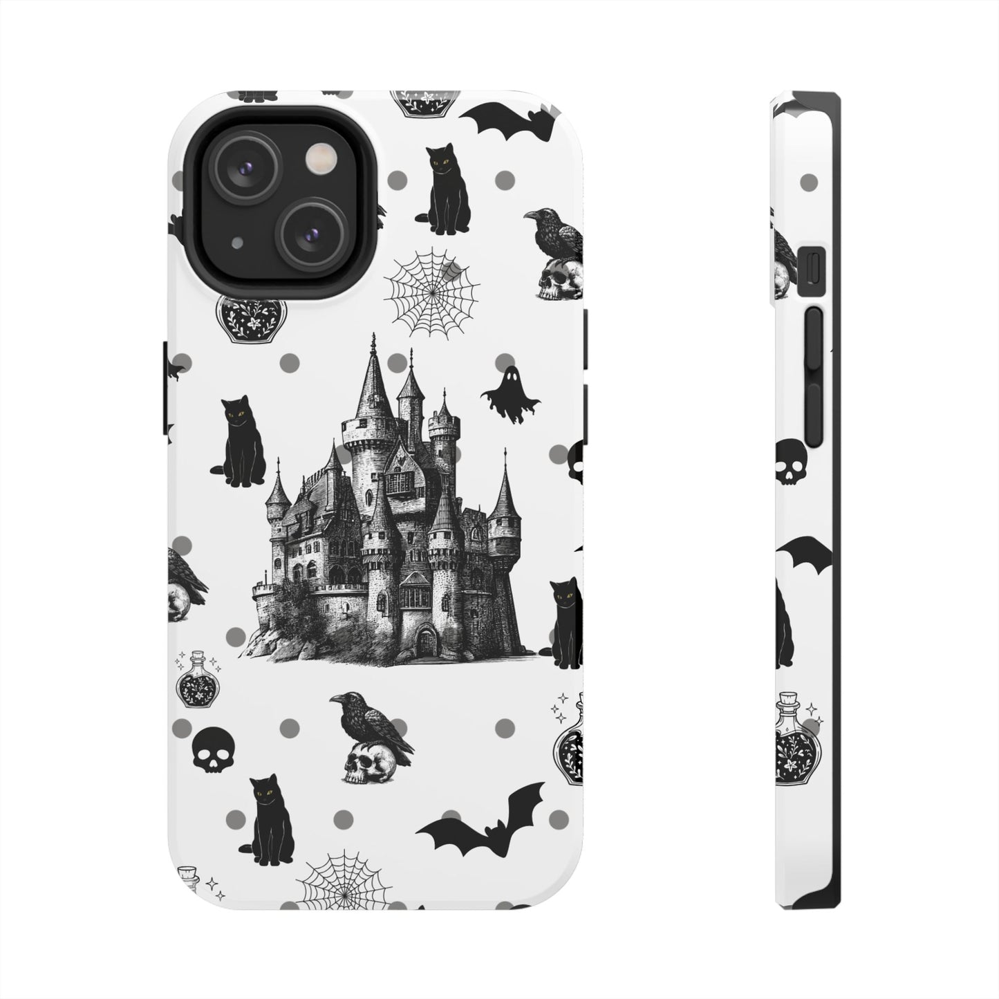 Gothic Castle Phone Cases - Tough & Stylish, Halloween Gifts, Spooky Vibe, Unique Designs, Phone Accessories, Customized Cases